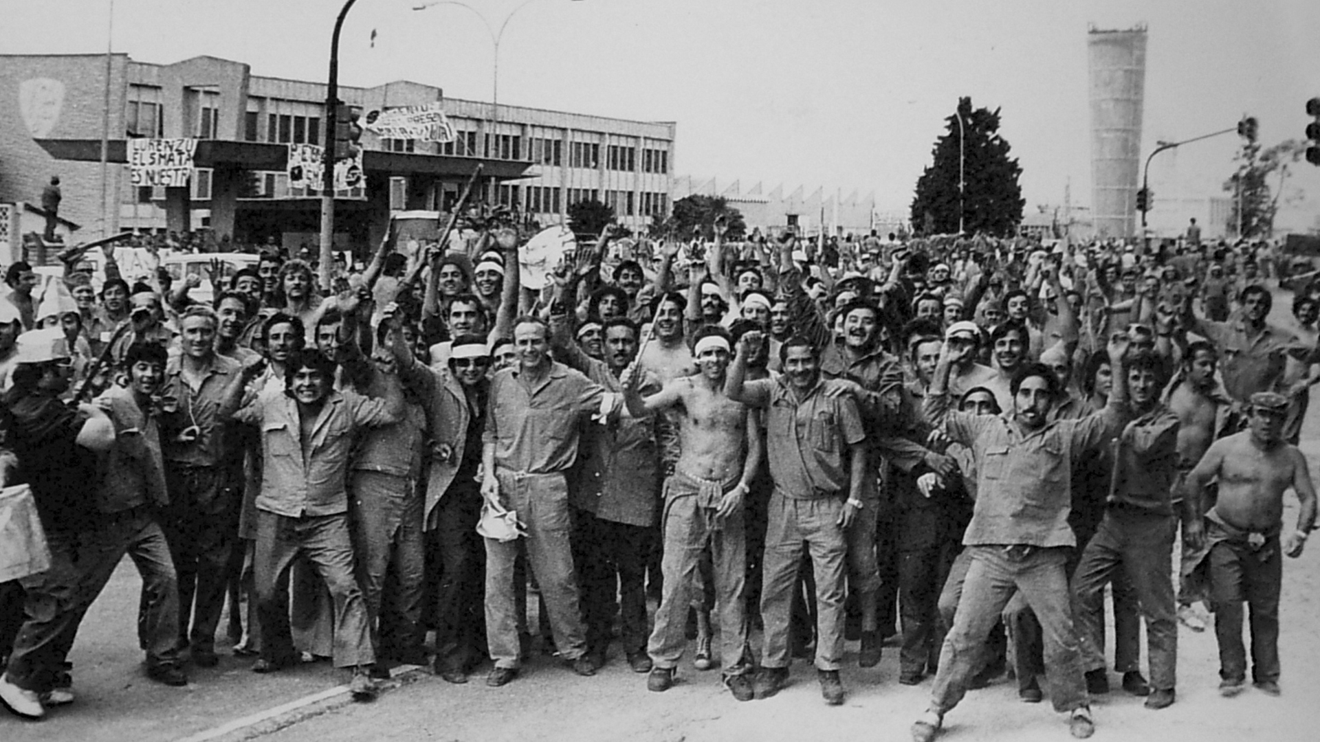 Protesta obrera durante el Cordobazo en mayo de 1969
