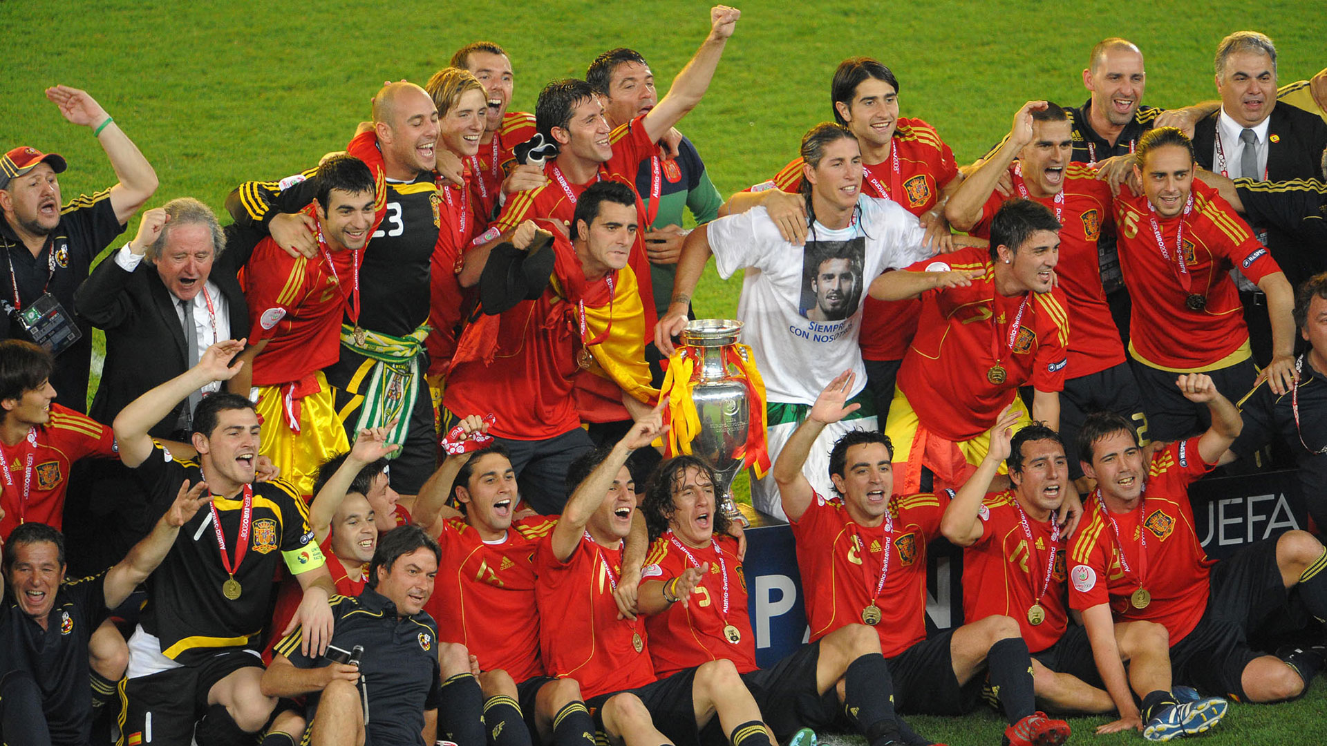 La Eurocopa 2008 mostró el cambio cultural que hizo España y el inicio de su época más exitosa (AFP)