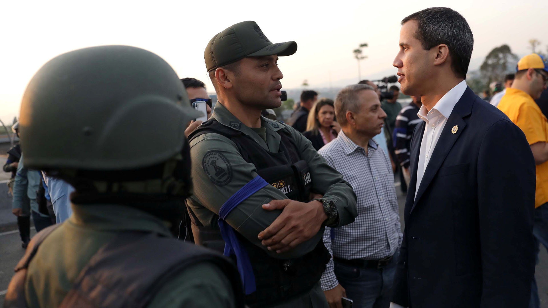 Juan Guaidó recibió el apoyo de decenas de militares el pasado 30 de abril (REUTERS/Manaure Quintero)
