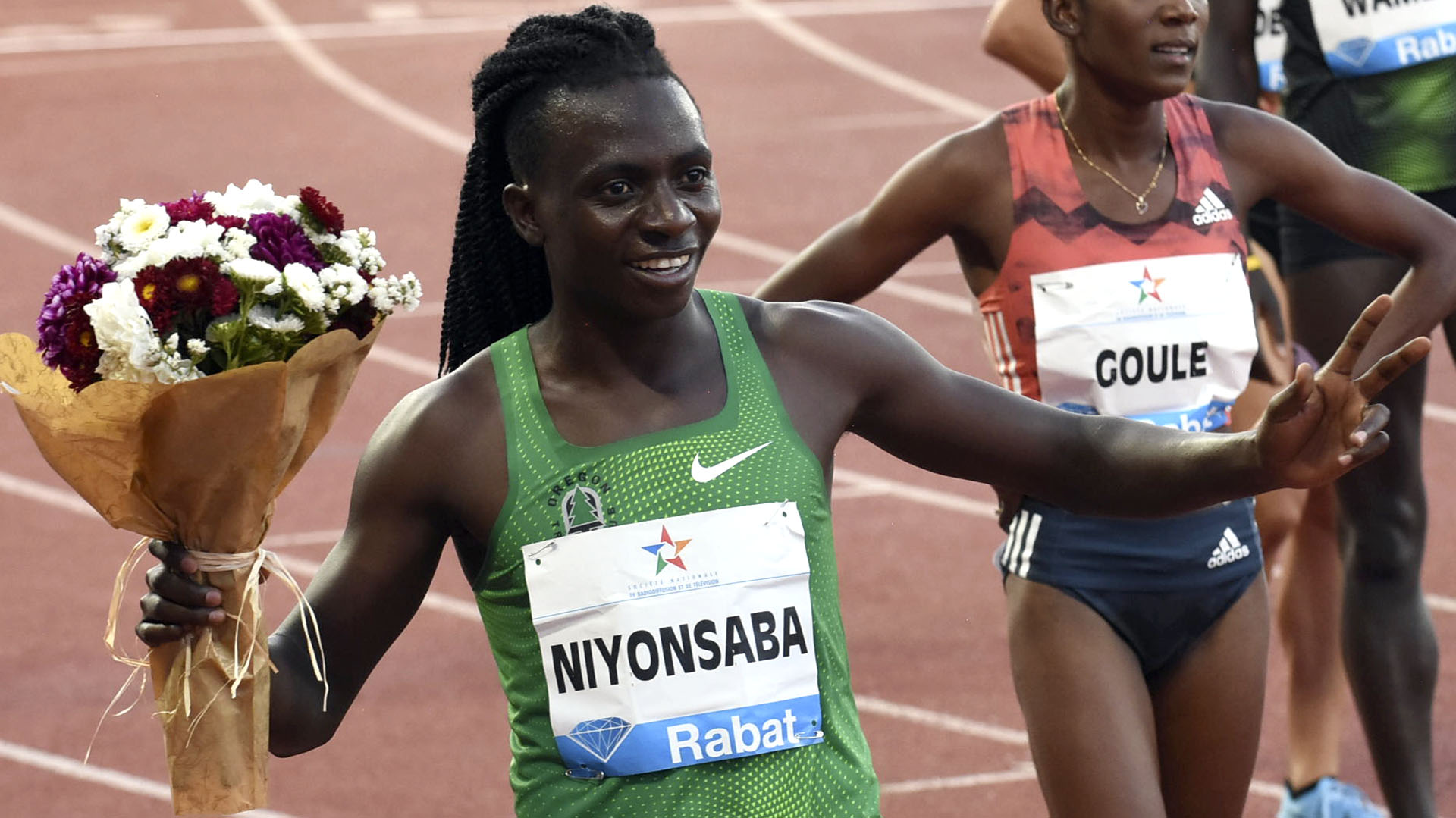 (Foto: Grosby) Francine Niyonsaba, otra de las atletas perjudicadas con la decisión