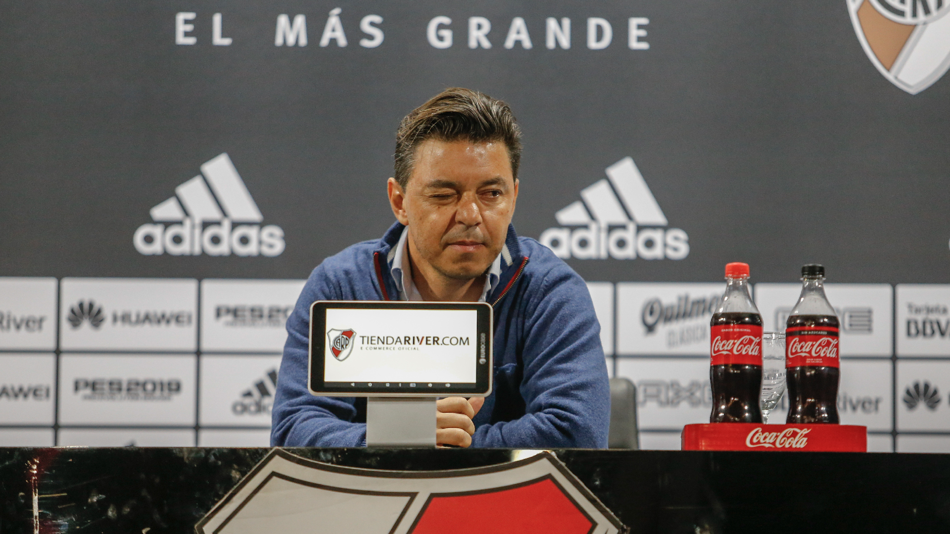 Gallardo ya piensa en el plantel de la segunda mitad de 2019 (Foto: Nicolás Aboaf)