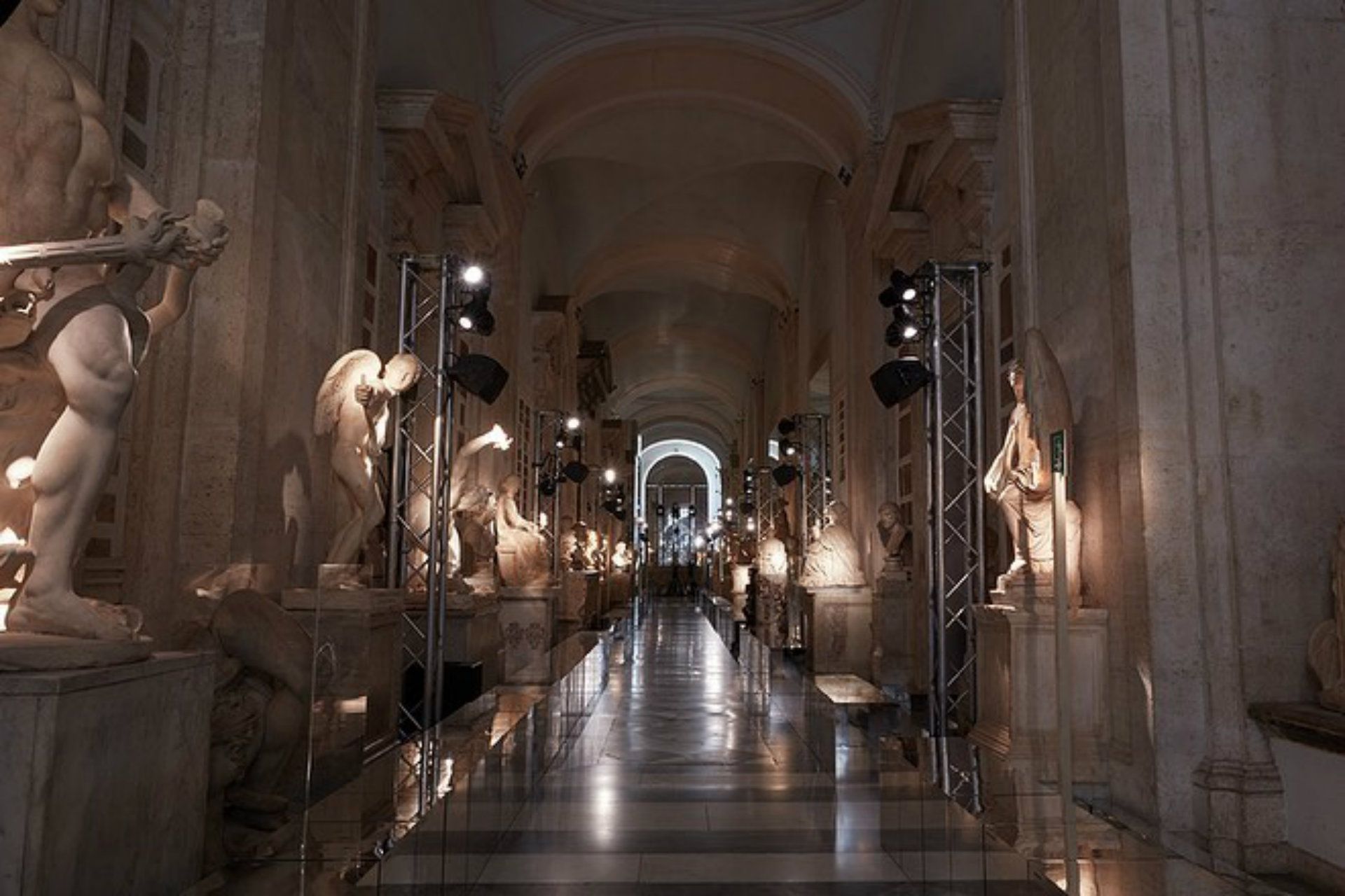 Los Museos Capitolinos fueron el escenario elegido por Gucci para mostrar su nueva colección (Instagram: gucci)