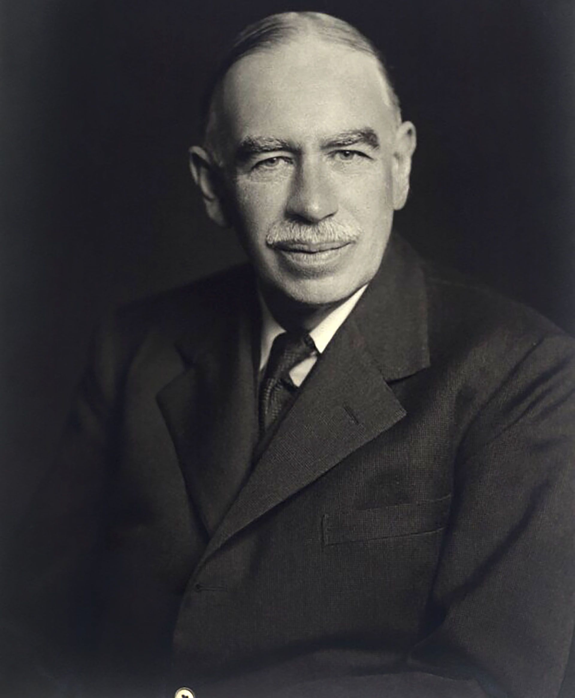 John Maynard Keynes, ilustre economista inglés y representante británico en Bretton Woods