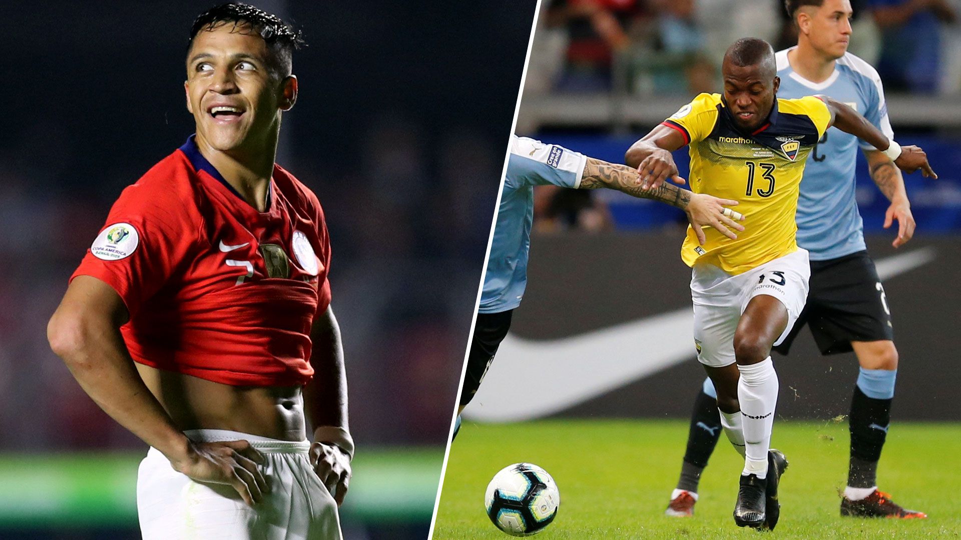 Alexis Sánchez y Enner Valencia, cartas de gol esta noche en Salvador de Bahía (Reuters)
