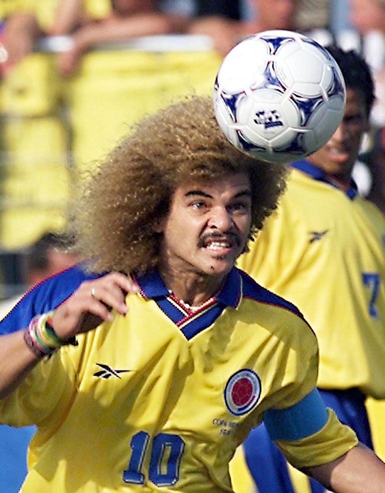 Valderrama disputó tres Mundiales con la camiseta colombiana (Foto: AFP)