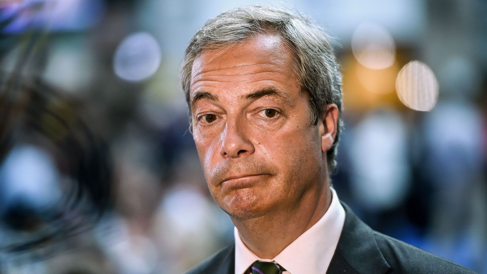 Nigel Farage, líder del Partido del Brexit (AFP)