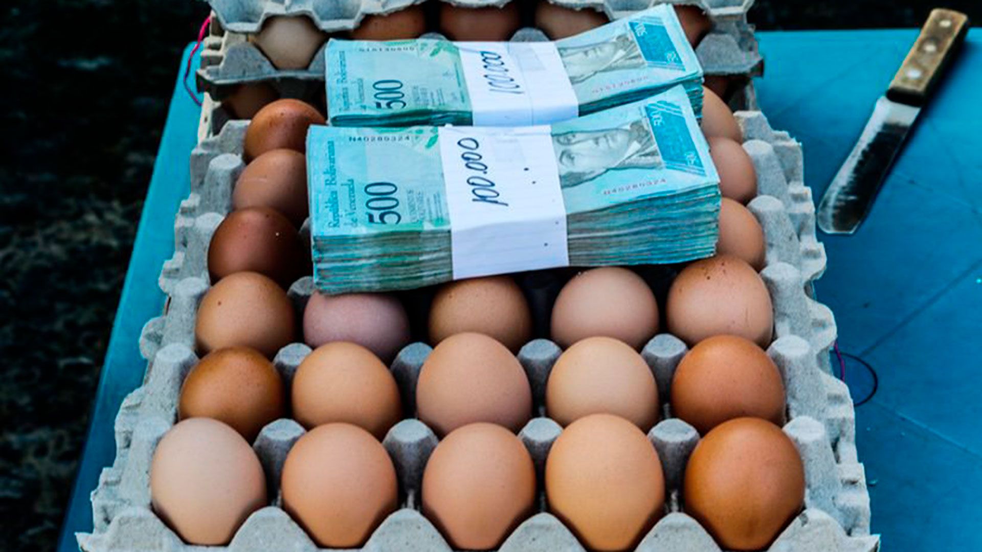 Hoy el billete de mayor valor es el de 500 bolívares; sin embargo, un huevo en Venezuela cuesta 900