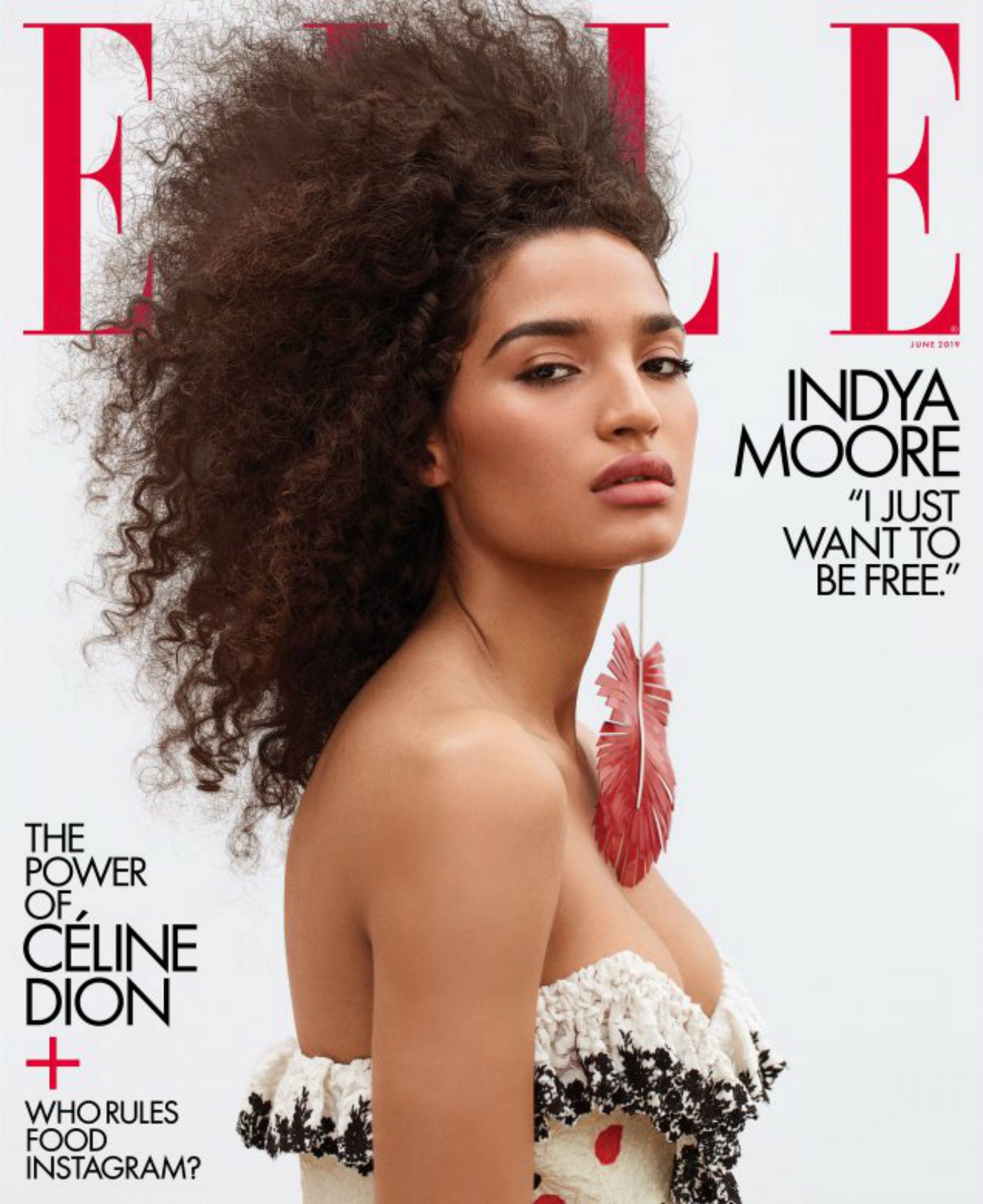 Indya Moore en la edición EEUU de “Elle”