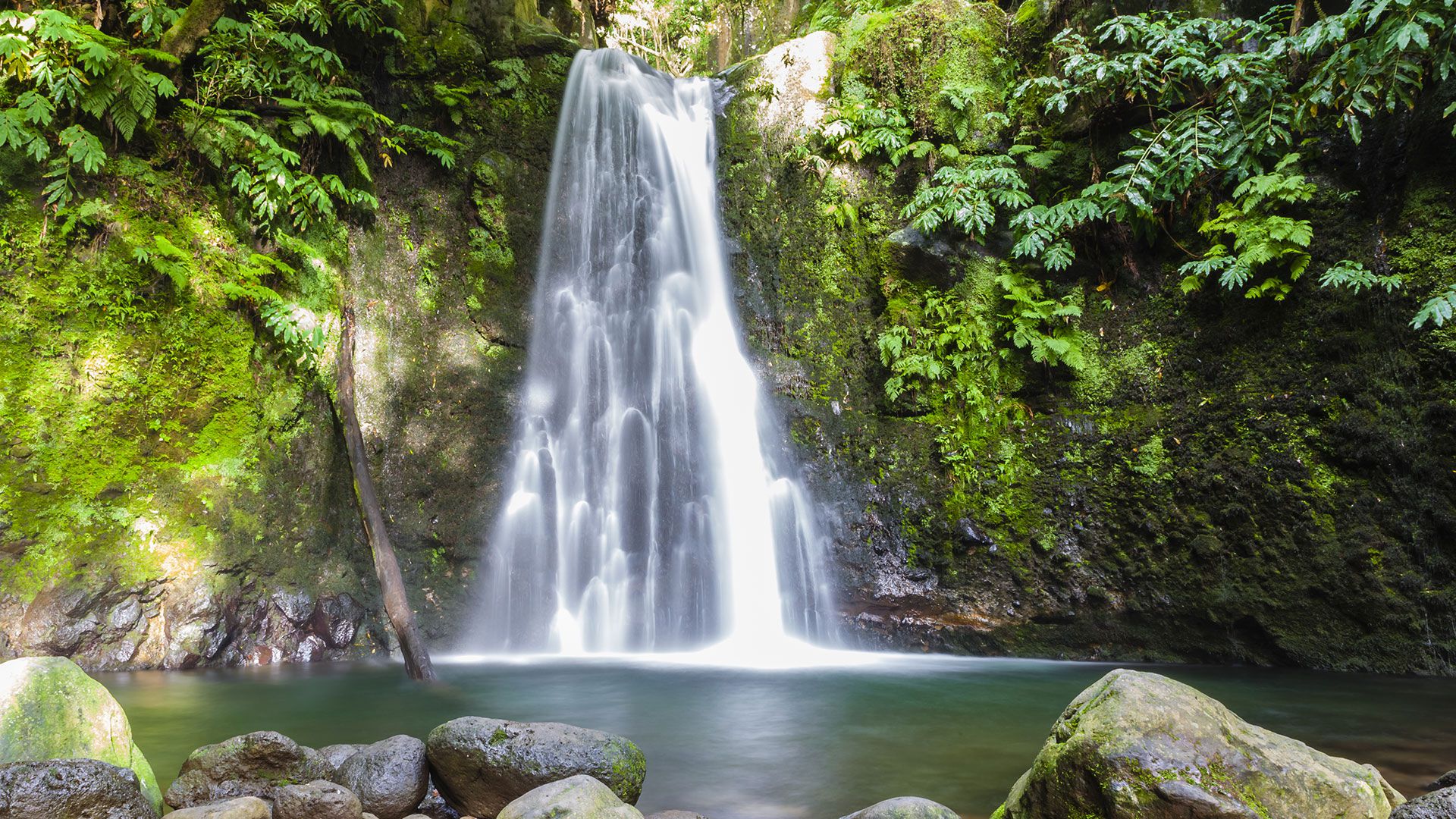 São Miguel, Santa María, São Jorge y Flores cuentan con más de 50 rutas repletas de cascadas, desde las más pequeñas para principiantes hasta descensos para profesionales (Shutterstock)