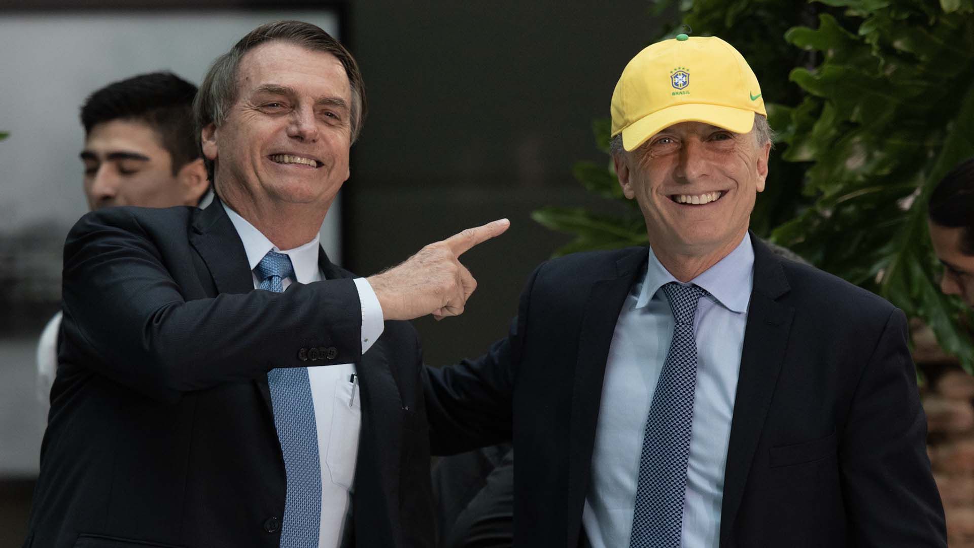 Bolsonaro y Macri (foto: Adrián Escandar)