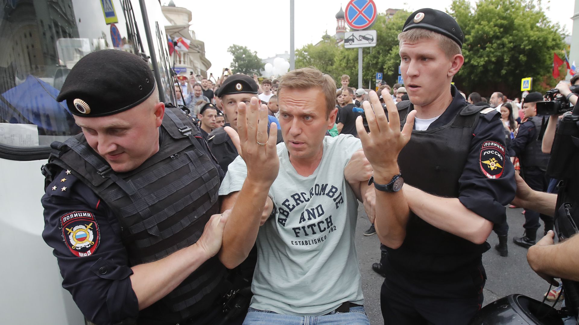 El líder opositora Alexey Navalny, nuevamente arrestado (Reuters)