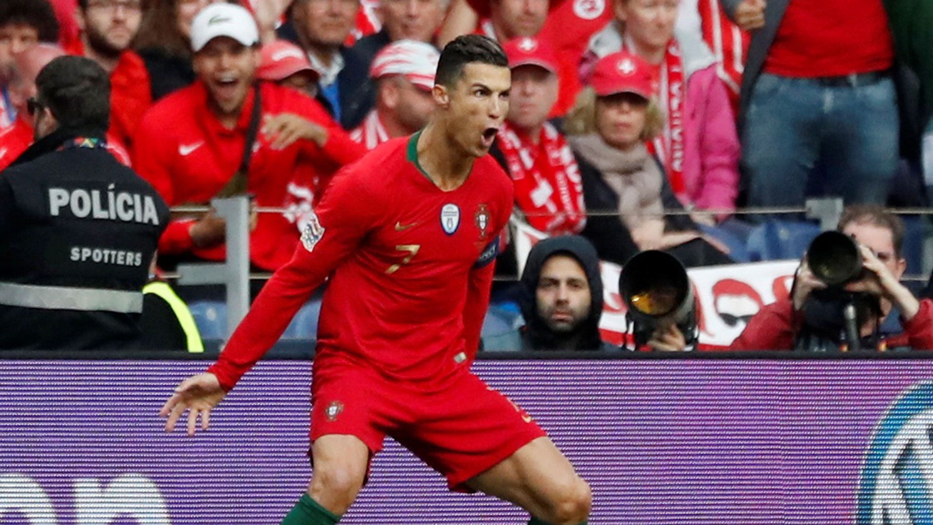 Cristiano Ronaldo se consagró campeón de la National League con Portugal (Reuters)