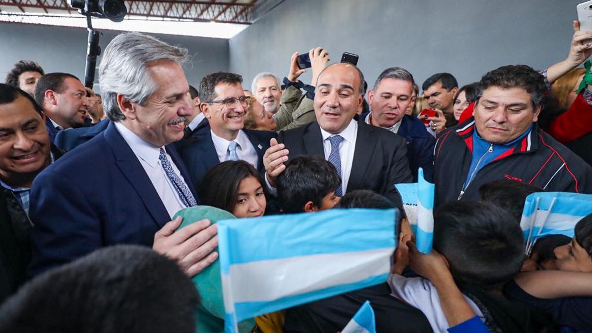 El martes Alberto Fernández estuvo en Tucumán con Juan Manzur