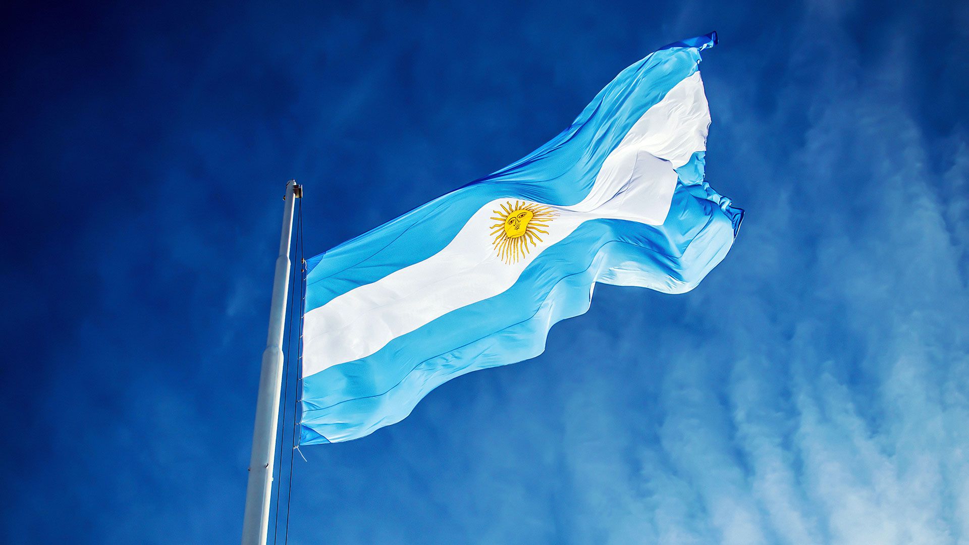 La bandera de la República Argentina (Shutterstock)