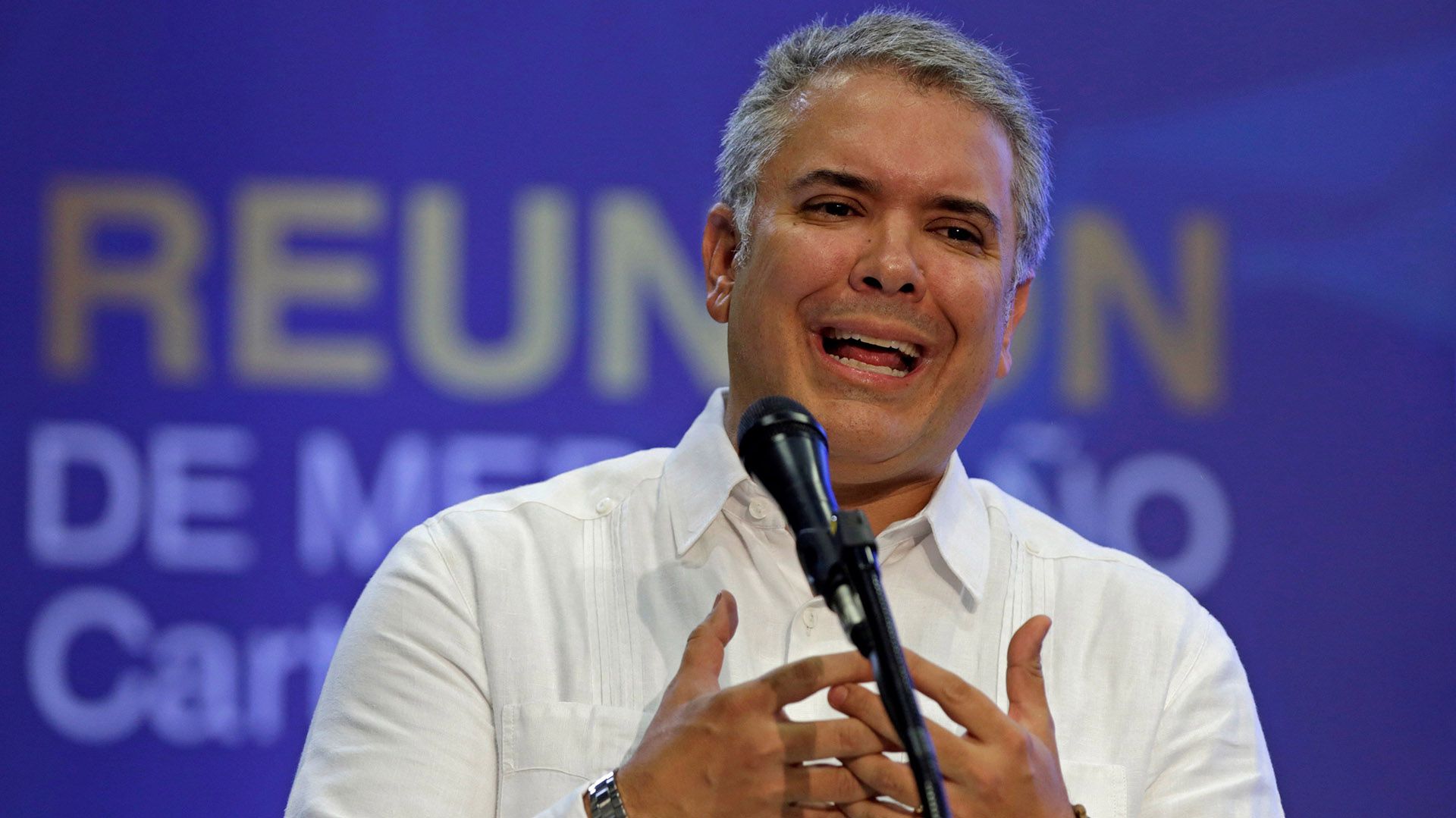El presidente de Colombia, Iván Duque (EFE/ Ricardo Maldonado Rozo)