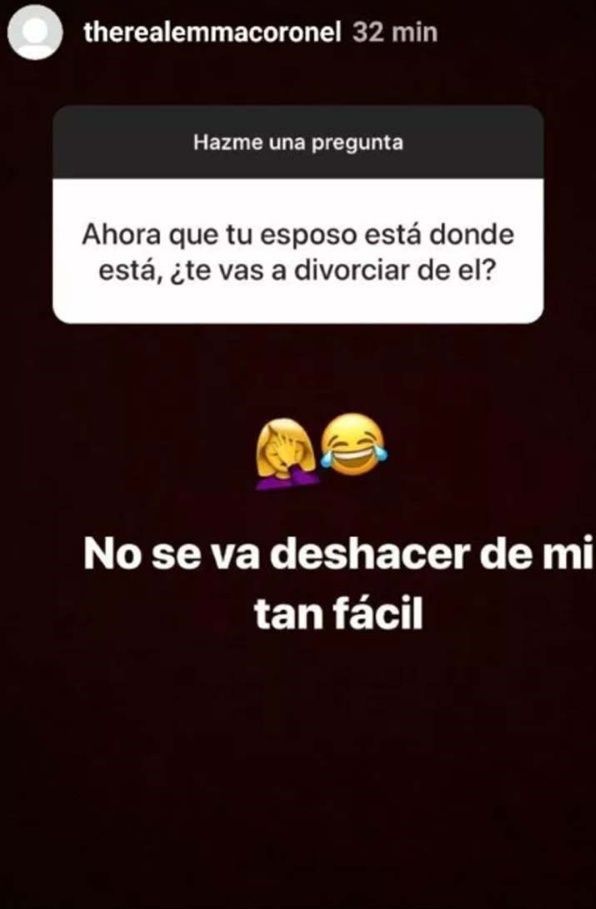 Emma Coronel Respondió a través Instagram si piensa divorciarse de Guzmán Loera ahora que fue sentenciado a cadena perpetua (Foto: Instagram @therealemmacoronel_)