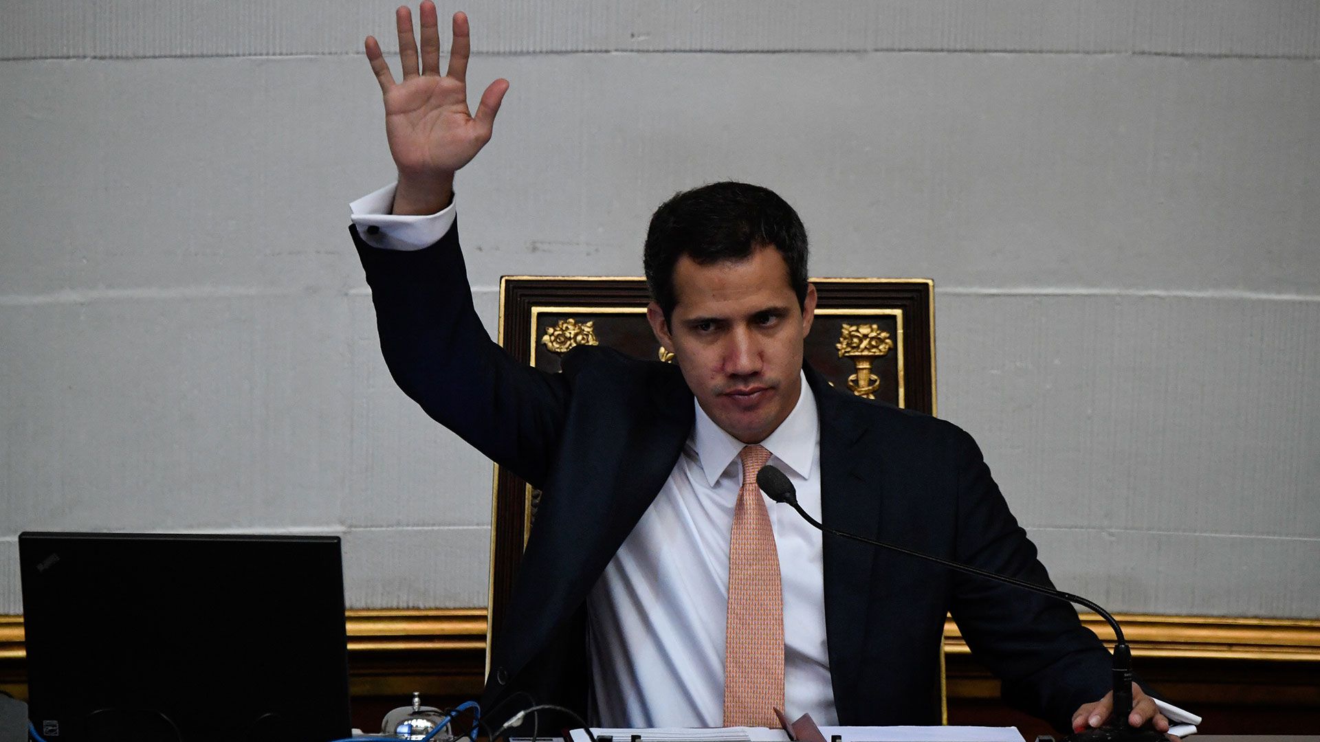 Juan Guaidó, presidente interino de Venezuela (AFP)