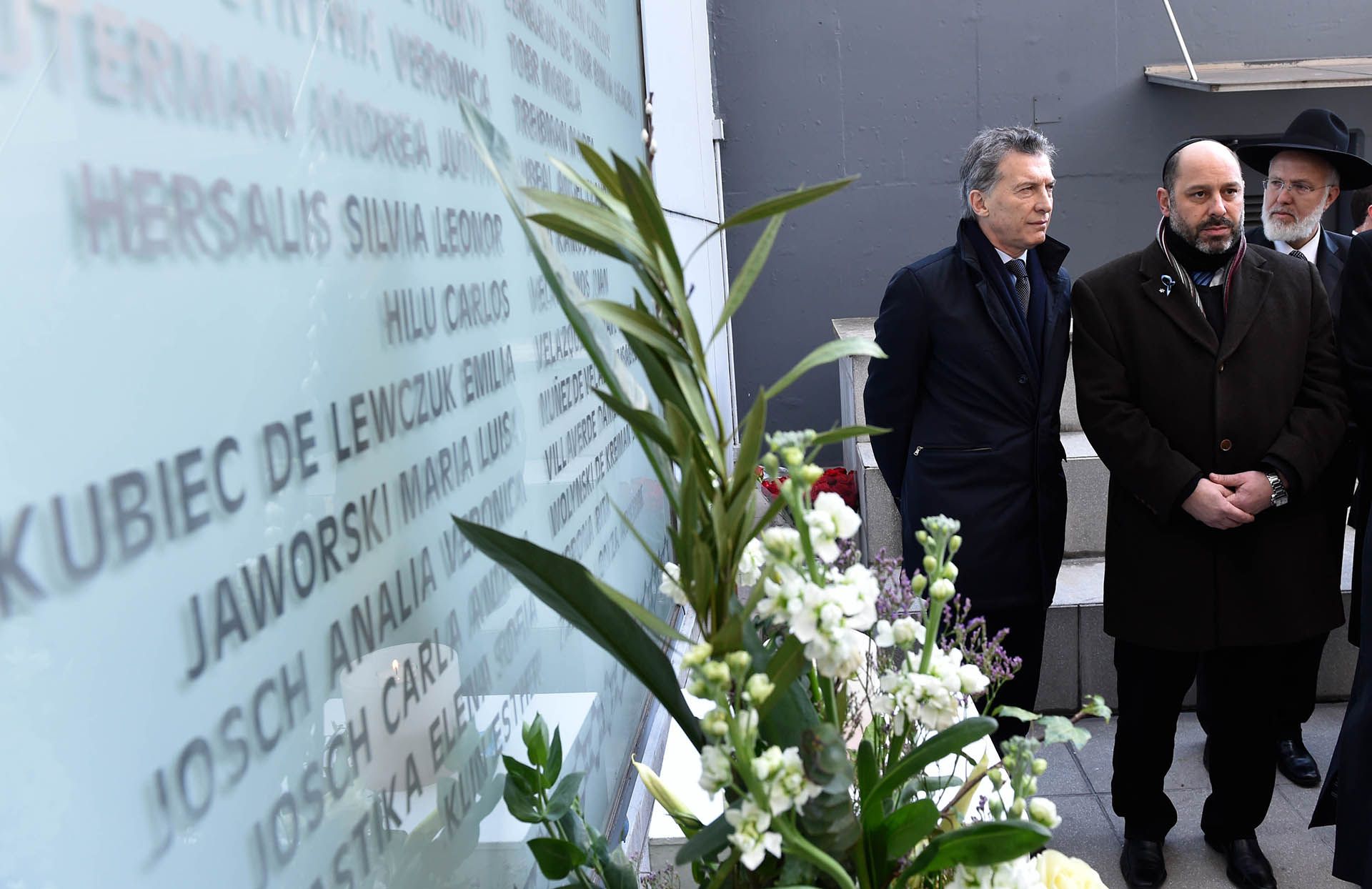 Macri, en el 2016, en el acto en la sede de la calle Pasteur