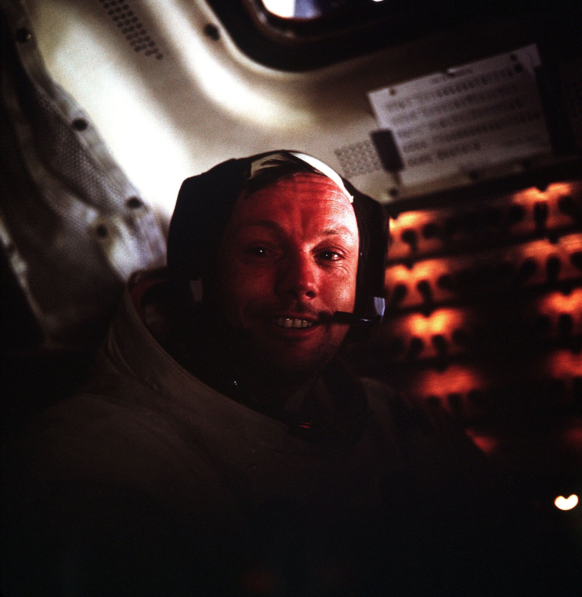 Neil Armstrong, desde el Apollo 11 (NASA/Reuters)