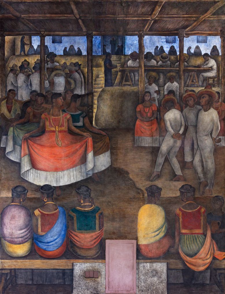 La Zandunga, Diego Rivera, 194, Fresco 4.72 x 3.61 m (Foto: SEP)