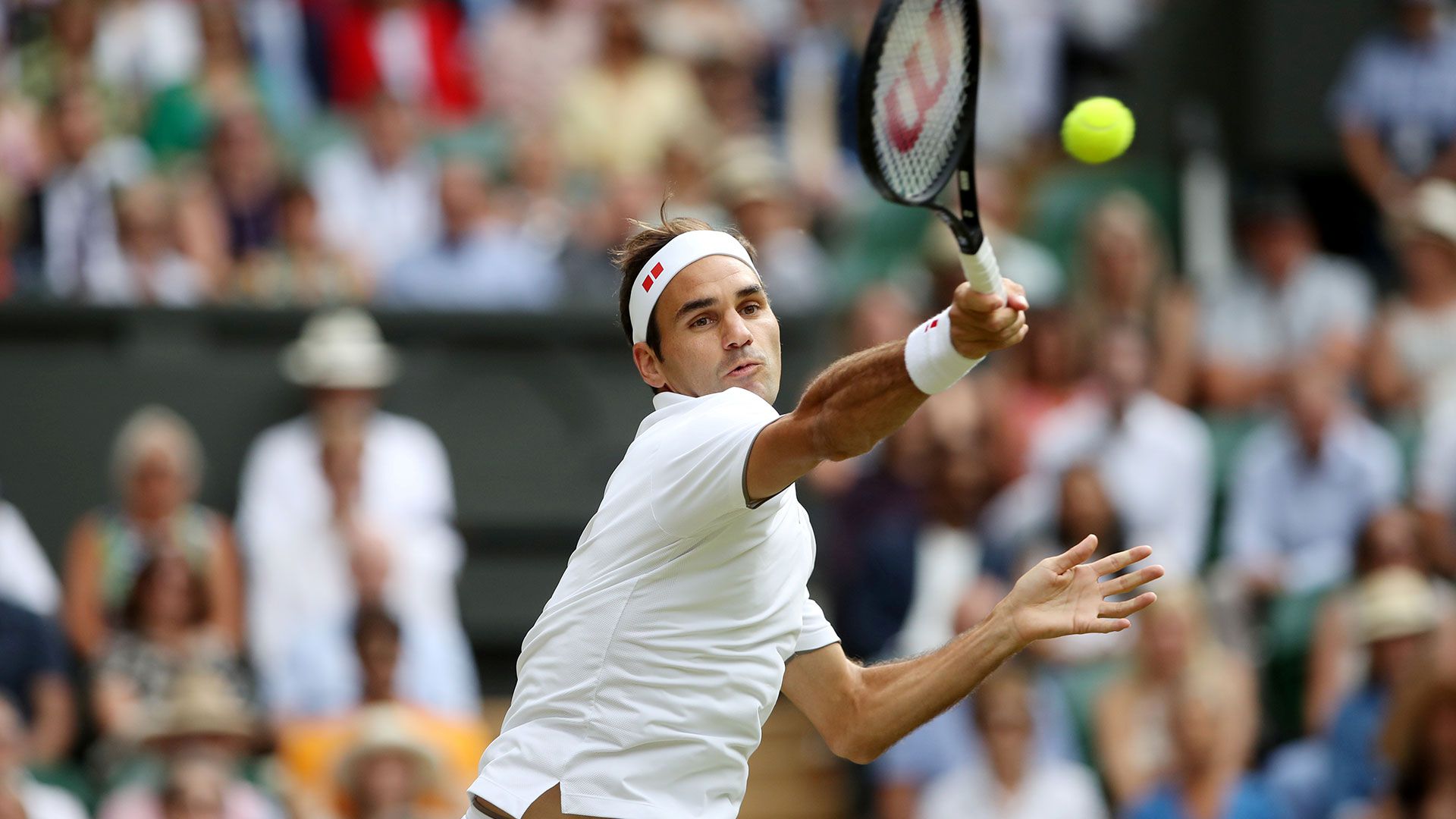 El suizo Roger Federer venció al español Rafael Nadal en las semifinales de Wimbledon (Reuters)