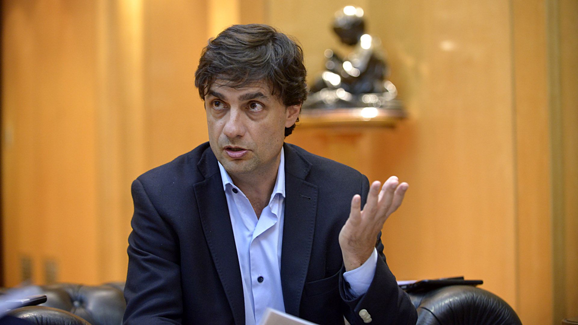 El ministro de Hacienda, Hernán Lacunza (Gustavo Gavotti)