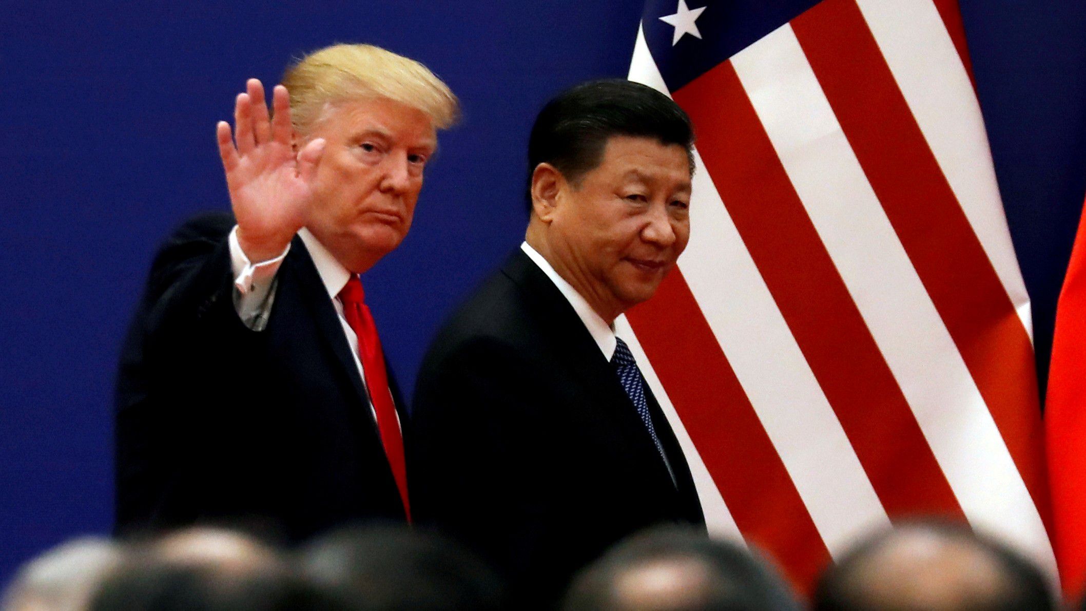 Donald Trump, presidente de Estados Unidos, y Xi Jinping, presidente de la República Popular China