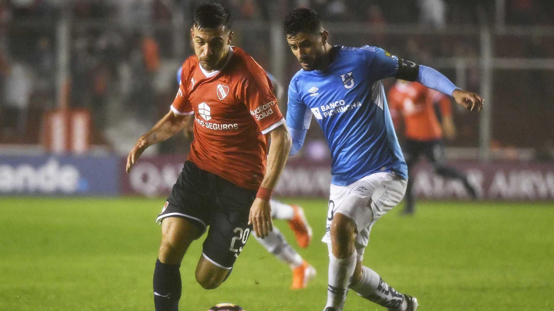 En el partido de ida, Independiente superó por la mínima a Universidad Católica, de Ecuador (Telam)