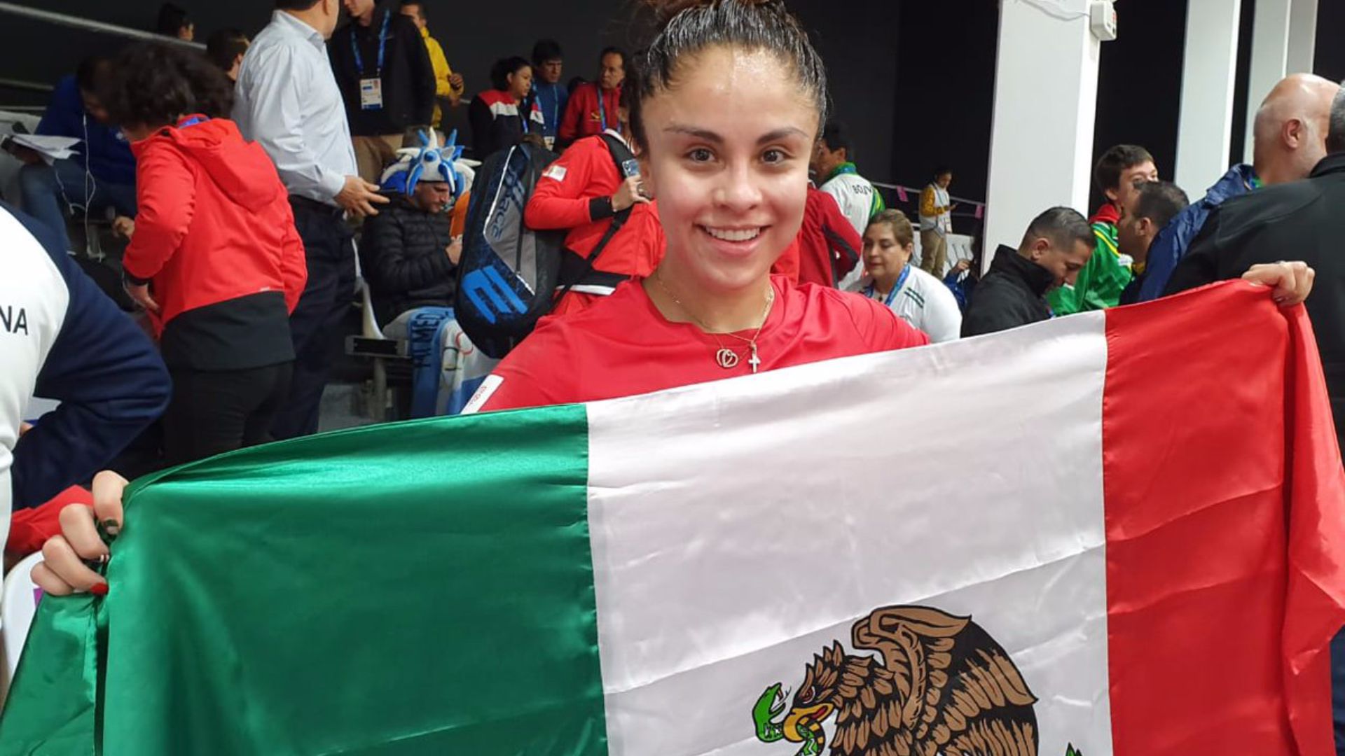 Longoria se consagró tricampeona panamericana en racquetbol (Foto: Comité Olímpico Mexicano)