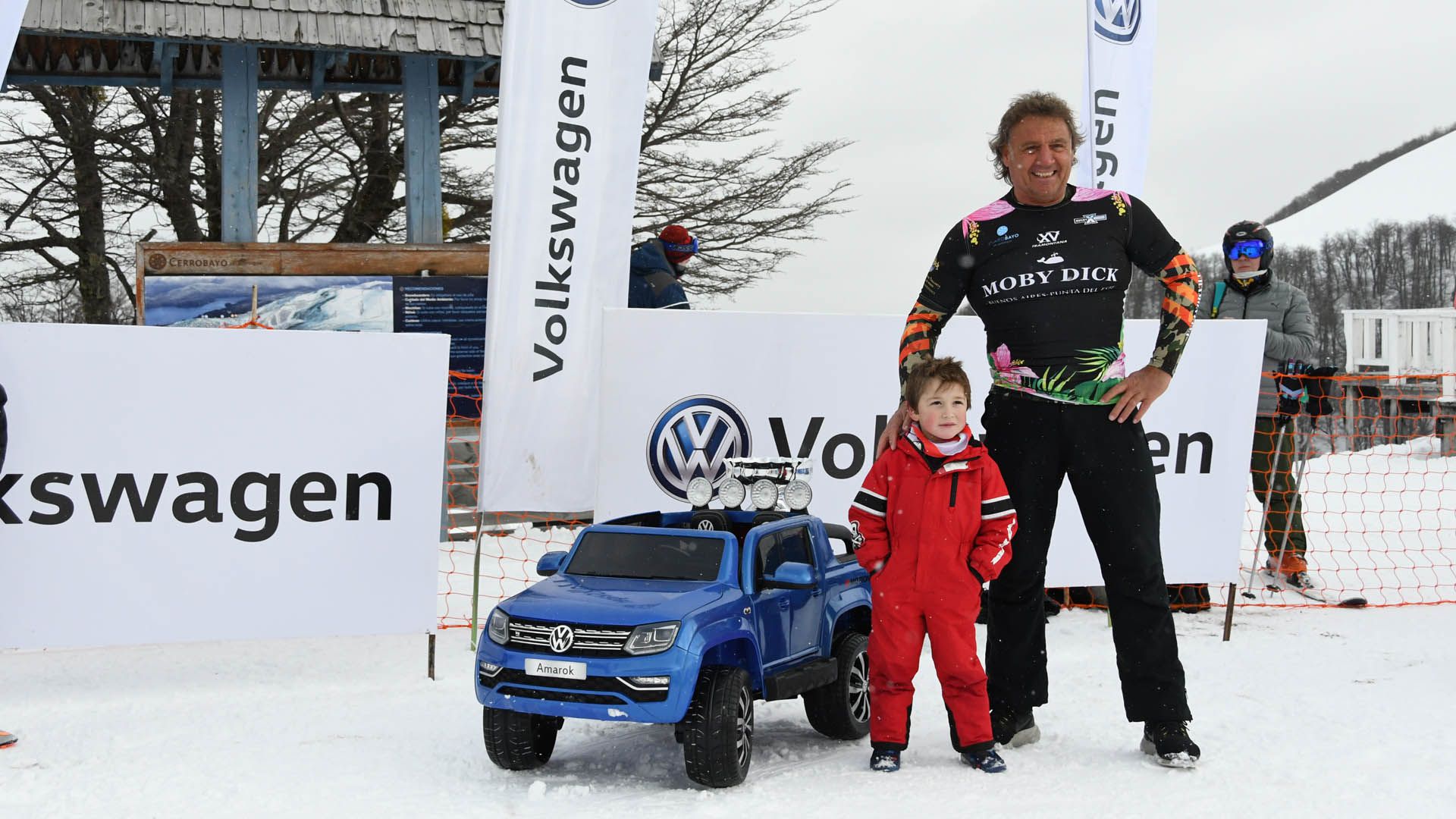 Los más chicos pueden disfrutar del circuito de autos miniatura de Volkswagen