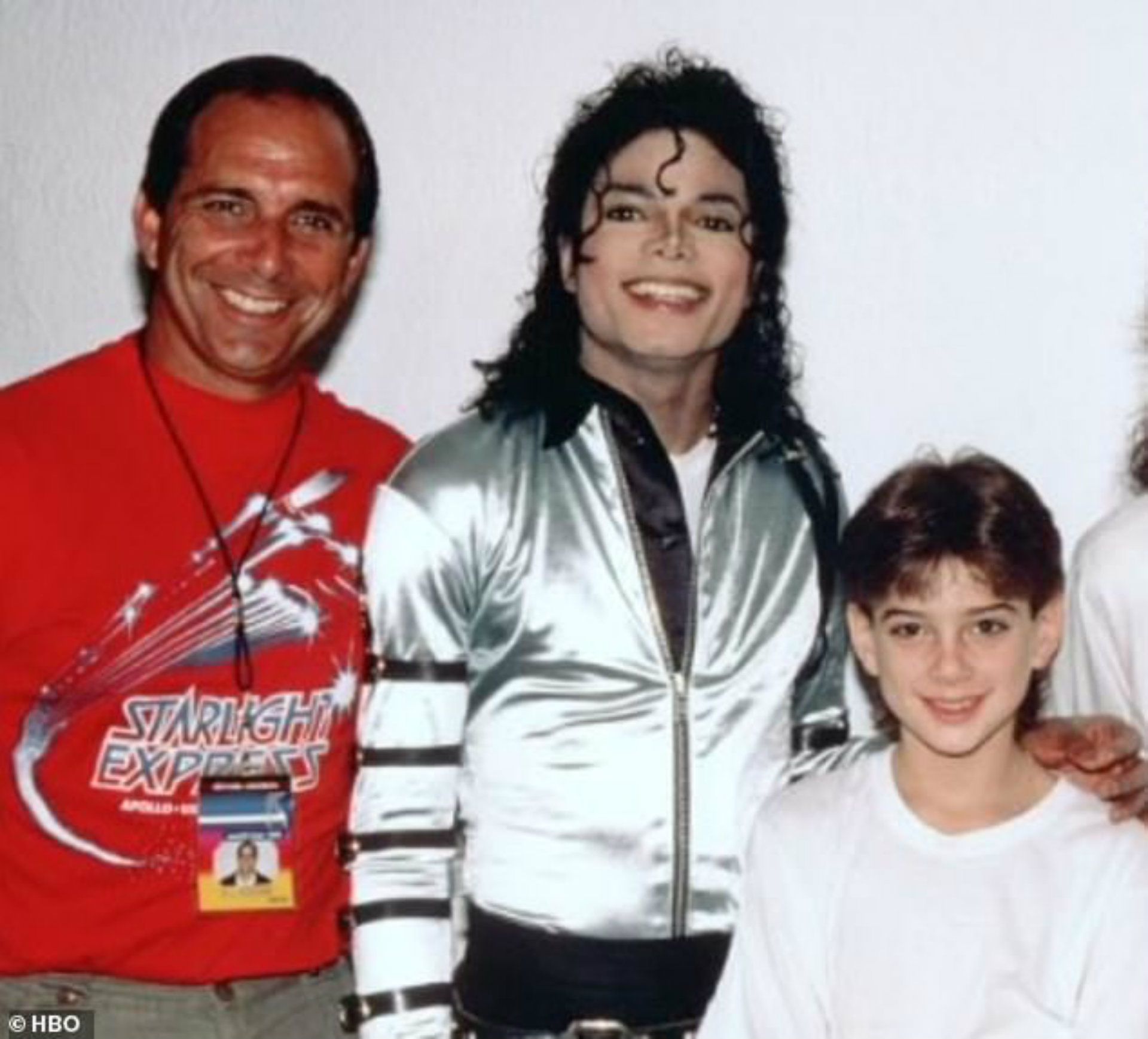 Los Safechuck con Michael Jackson (Imagen del documental)
