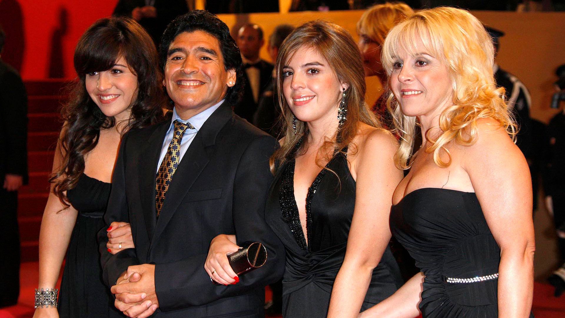 Gianinna, Diego, Dalma y Claudia, cuando parecían ser inseparables (Foto: The Grosby Group)
