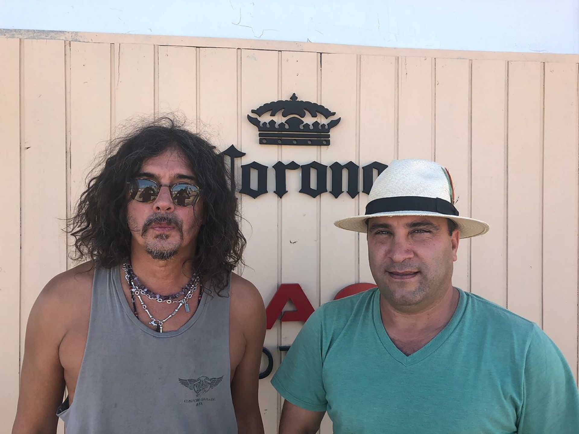 Zorrito Quinteros y Gustavo Greco durante el verano 2019