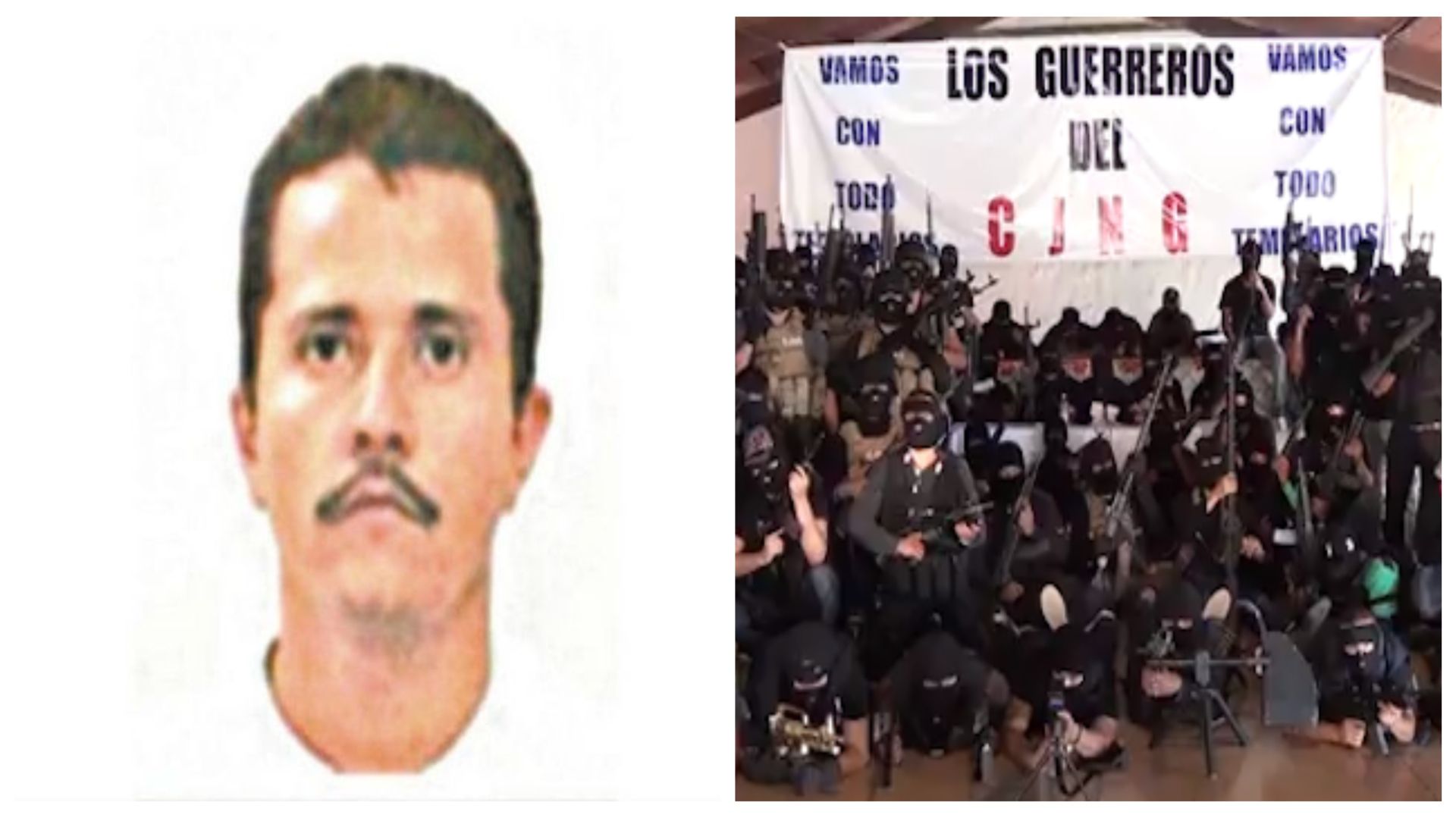“El Mencho” (izquierda) sigue prófugo de la justicia mexicana (Foto: Especial)