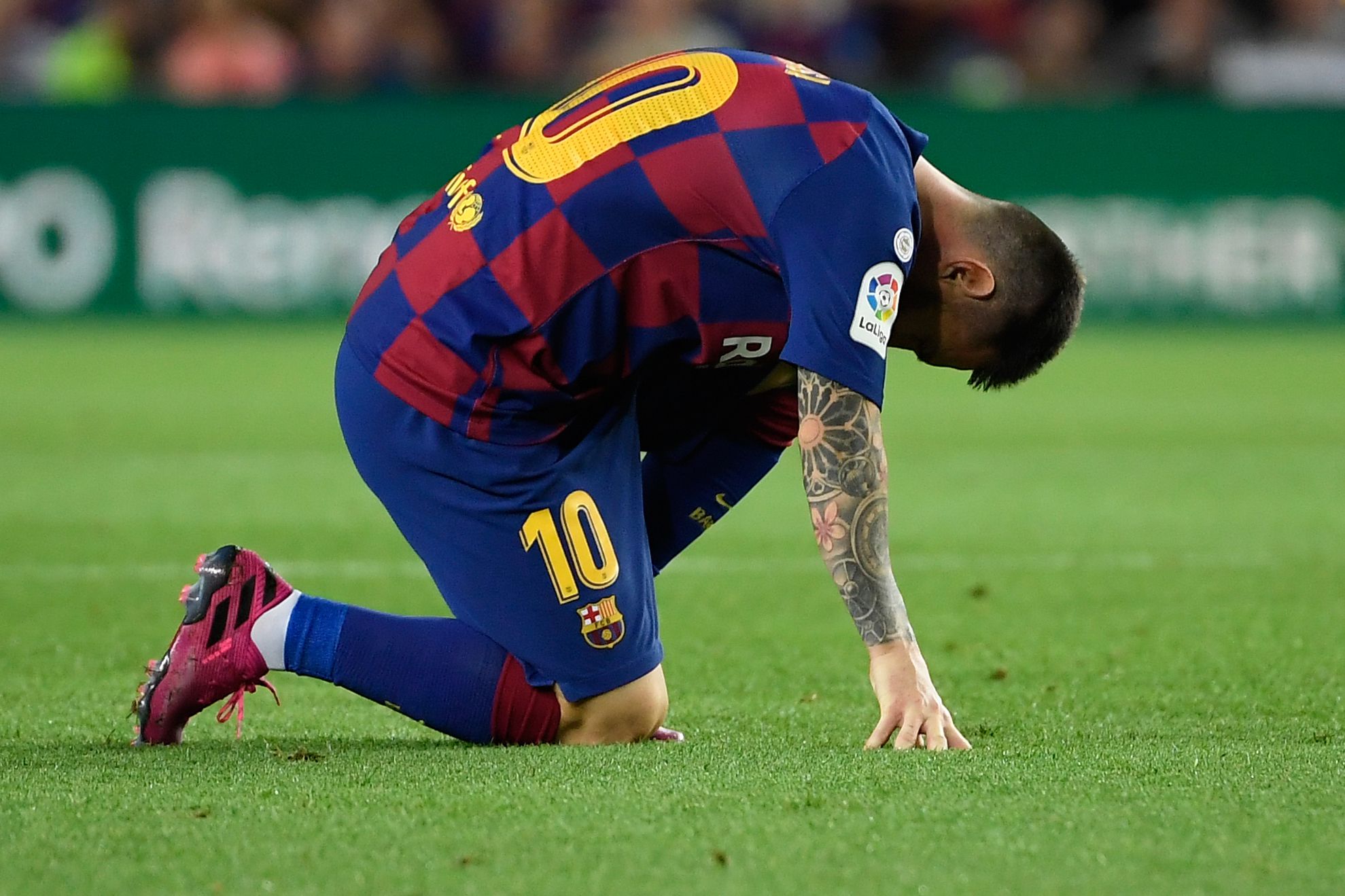 El lamento del delantero rosarino por el dolor que sufrió en el Camp Nou