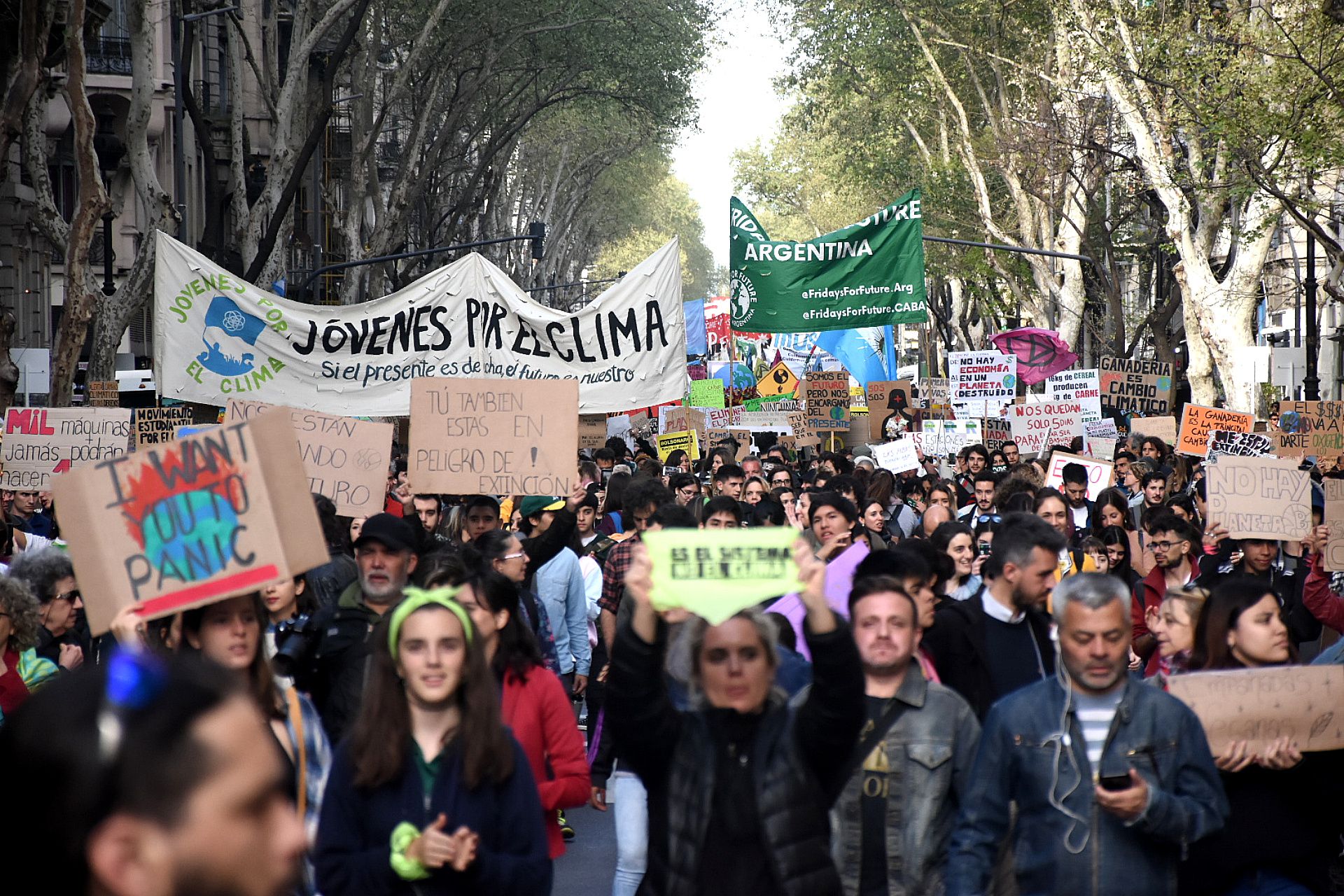 La marcha que se llevó a cabo en Buenos Aires (Nicolás Stulberg)