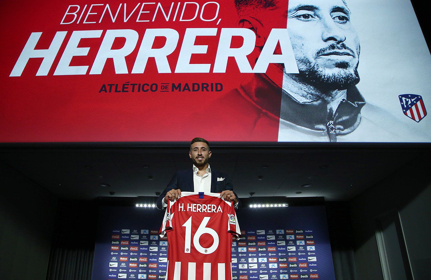 Herrera ahora es parte del Atlético de Madrid, pero no ha tenido continuidad en ese equipo, lo cual le ha significado muchas críticas. (Foto: Atlético de Madrid)
