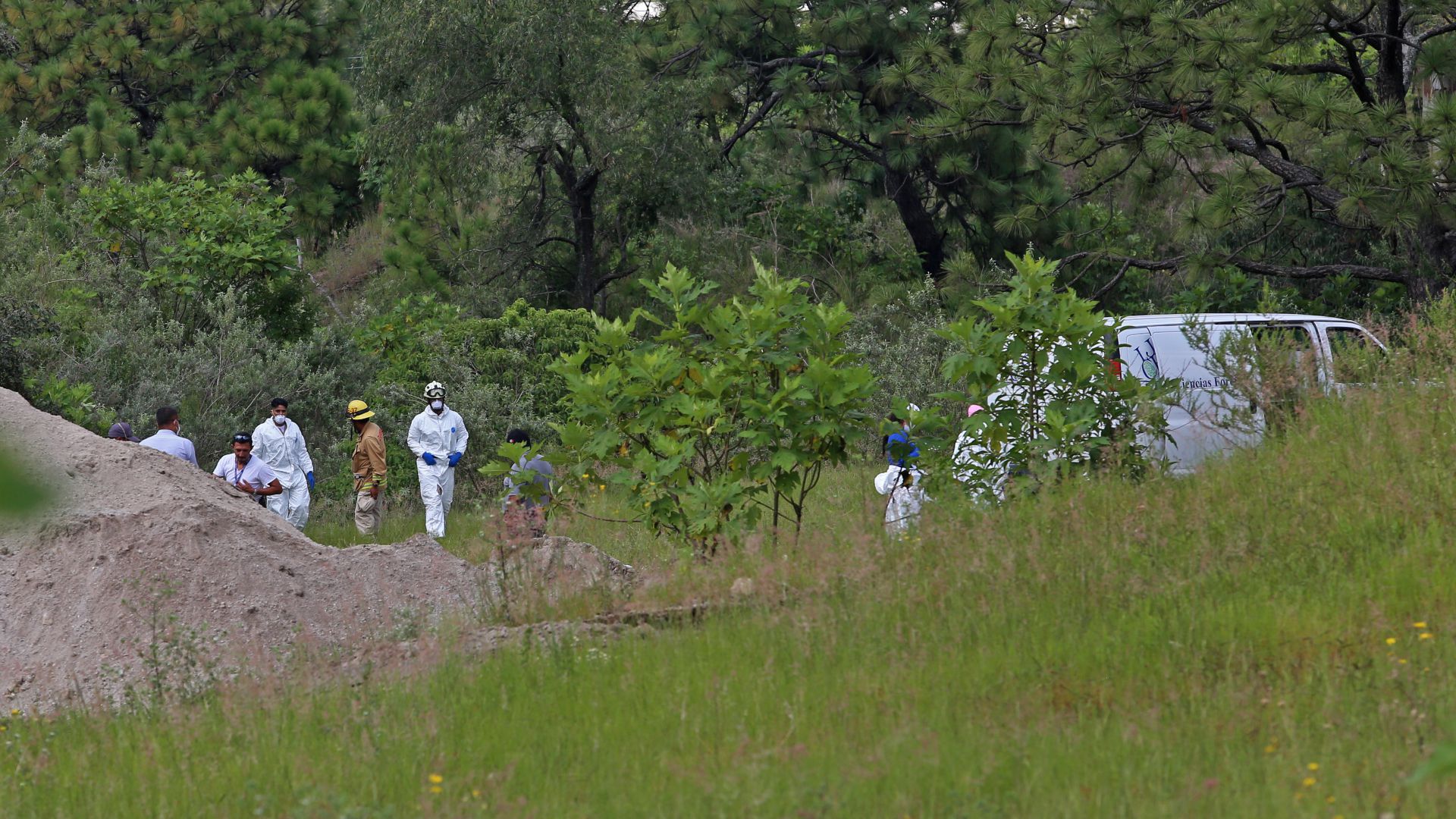 La fosa principal fue descubierta a principios de septiembre (Foto: Fernando García Carranza/ Cuartoscuro)