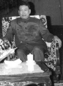 Pol Pot durante la Guerra Civil de Camboya.