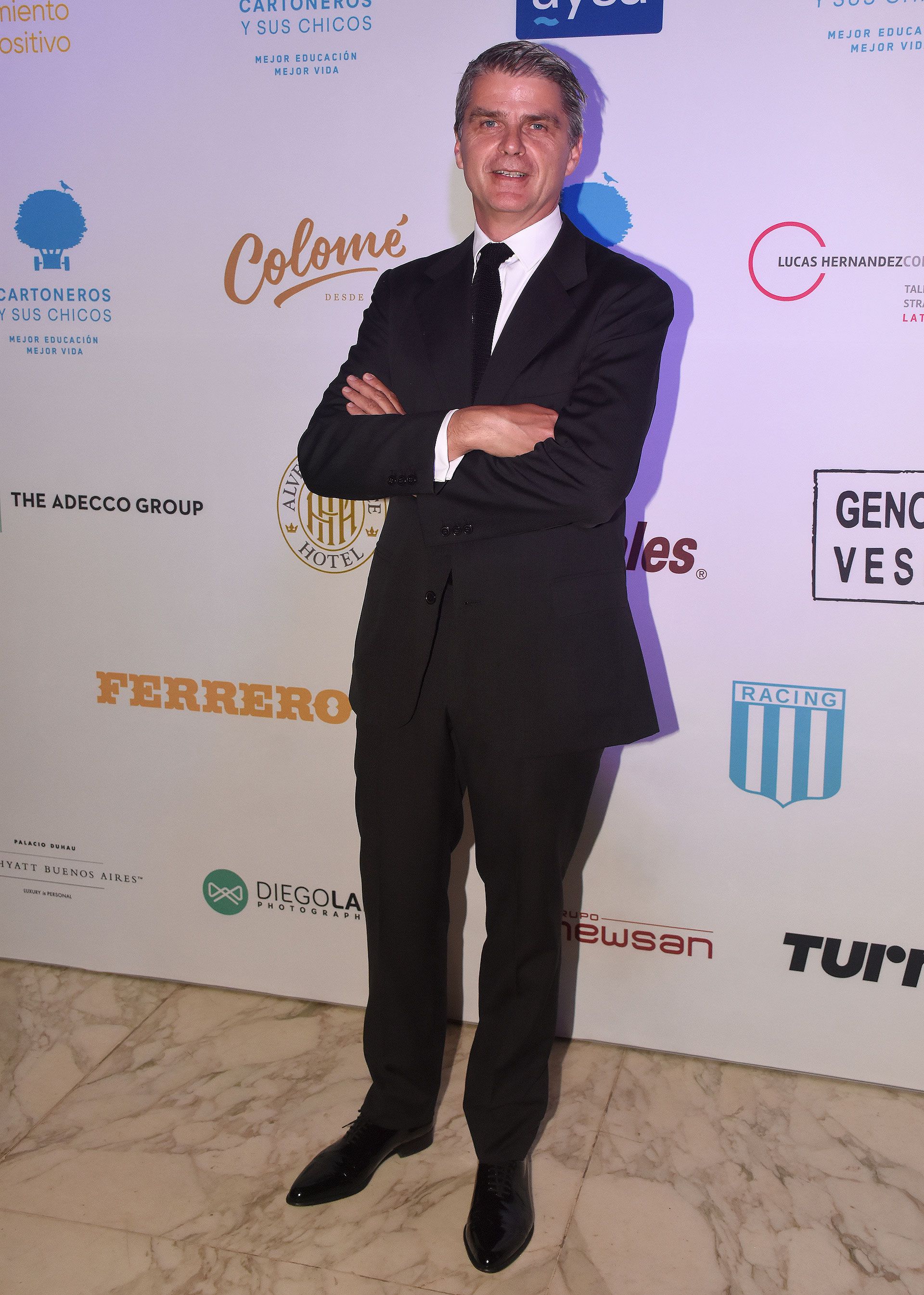 Hervé Pollet, presidente de la Fundación Cartoneros y sus Chicos 