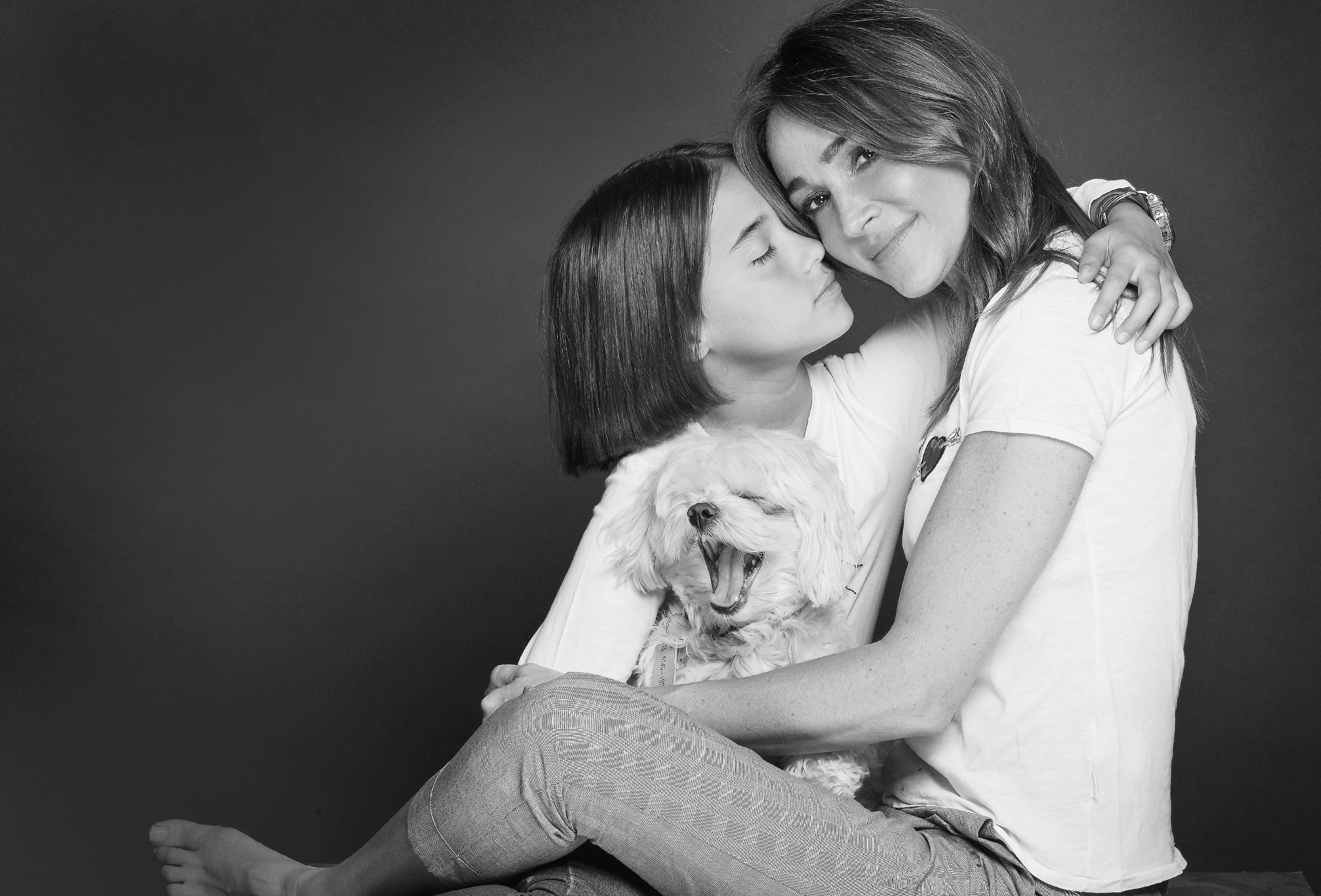 Verónica Lozano junto a su hija Antonia Rodríguez (Gabriel Machado)
