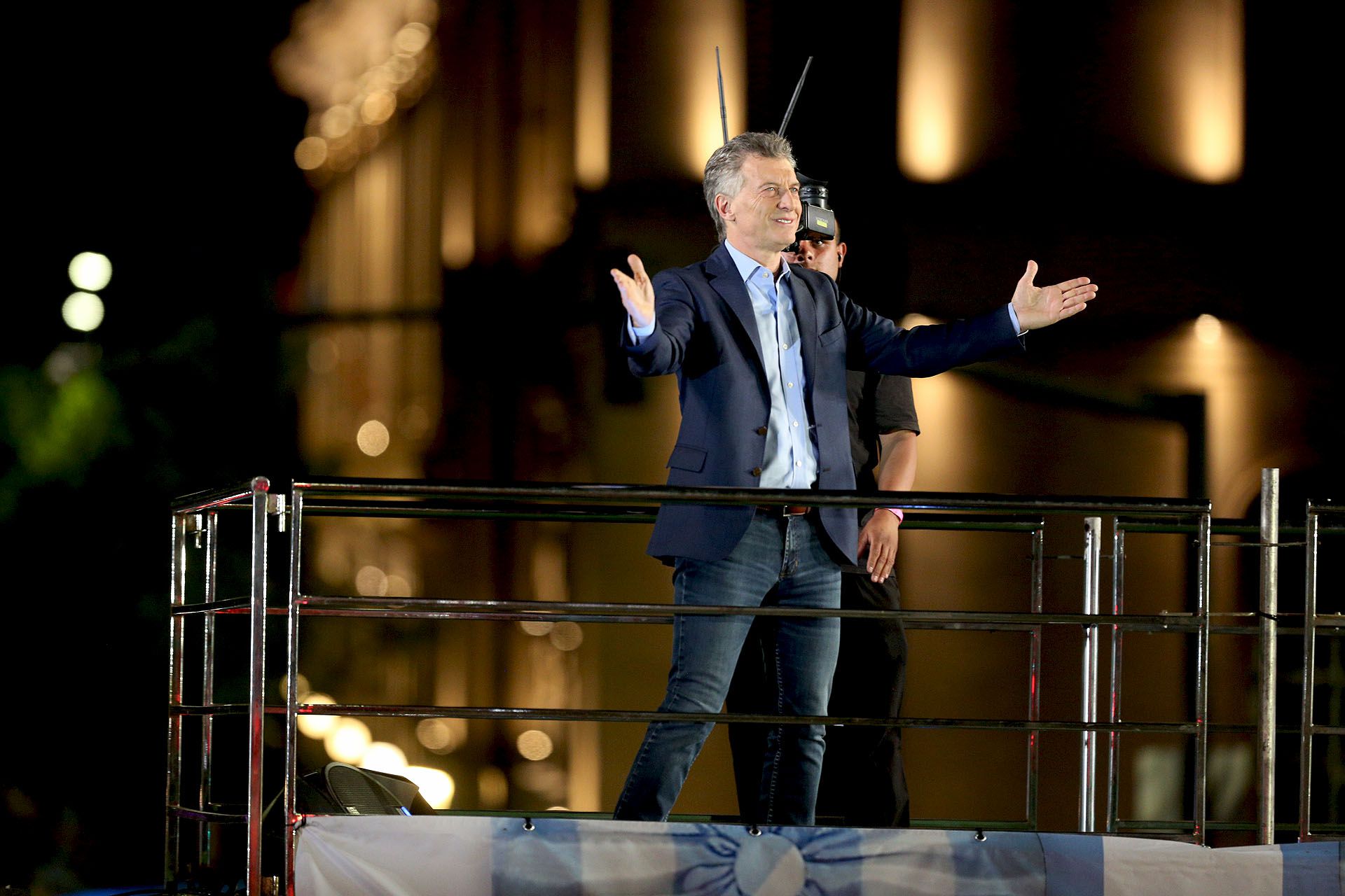 Macri en el cierre de su campaña en Córdoba (Foto: Mario Sar)