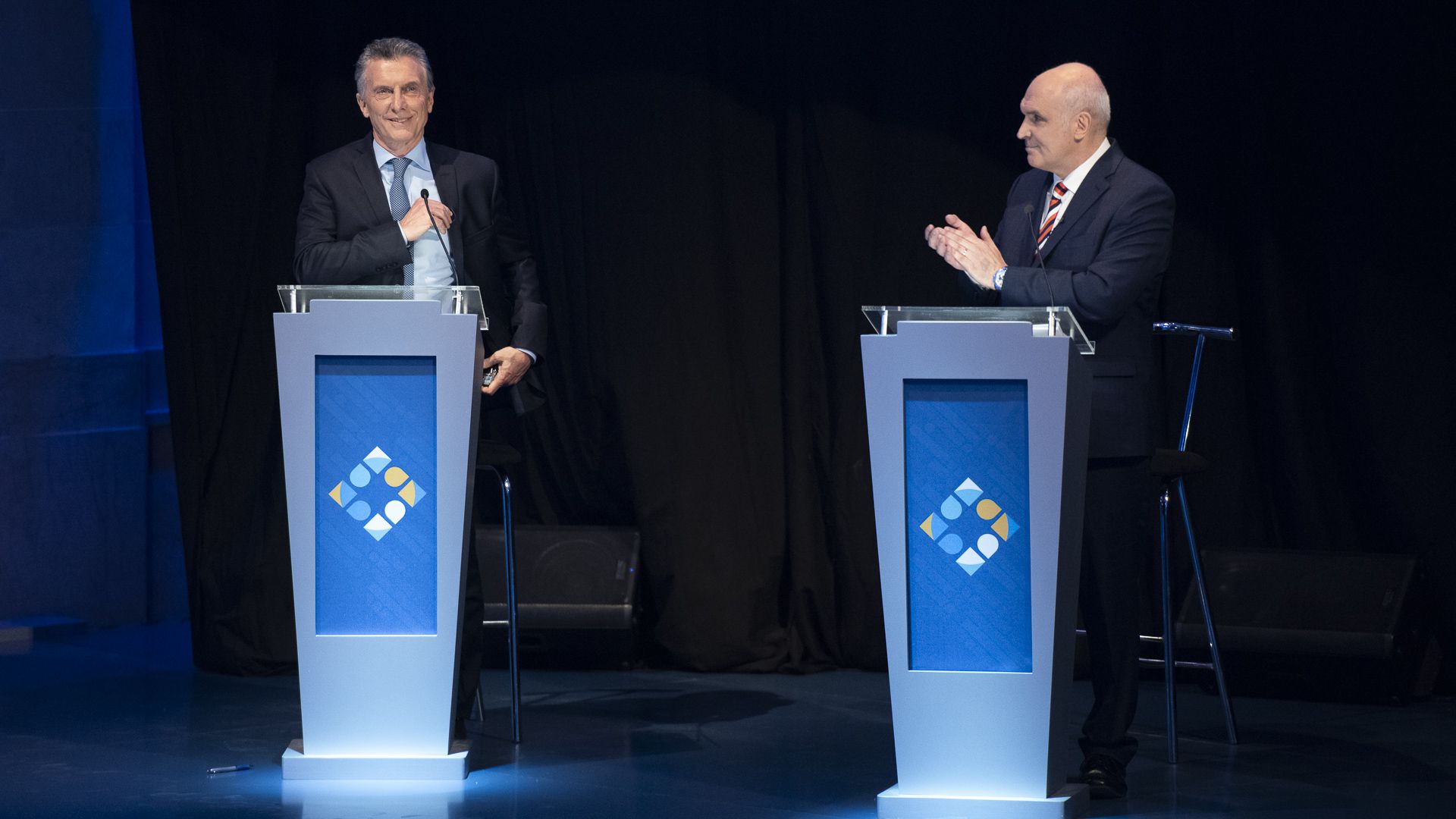 José Luis Espert se movió con soltura en el debate (foto Adrián Escandar)