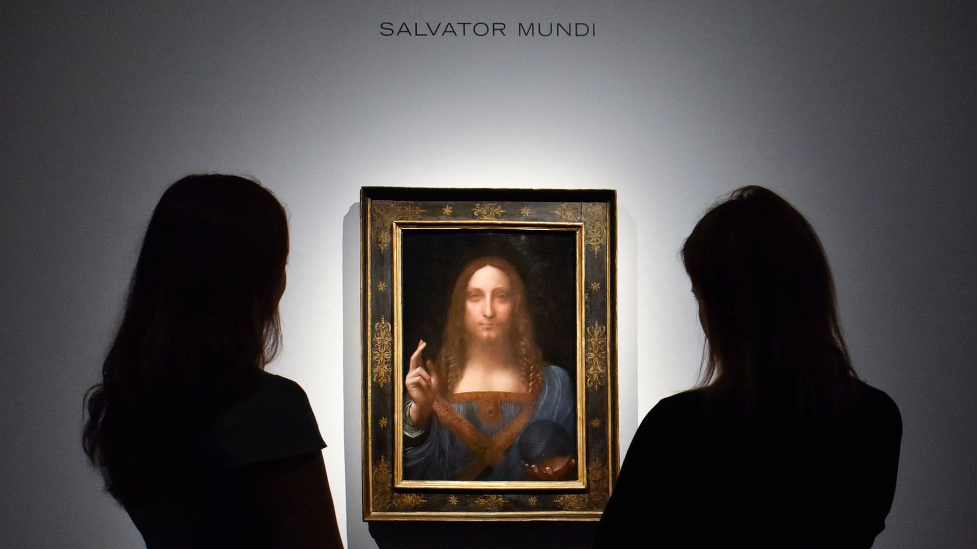 "Salvator Mundi" es la última pintura de Da Vinci en manos privadas y Christie's la ofreció a la venta en Nueva York el 15 de noviembre de 2017 con un estimado en la región de US $ 100 millones, pero finalmente se vendió por $ 450 millones (Stephen Chung / Alamy Live News)