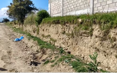 En este paraje fue abandonado el cadáver de la mujer de entre 25 y 30 años, es el séptimo en lo que va del año en el estado Foto: Facebook