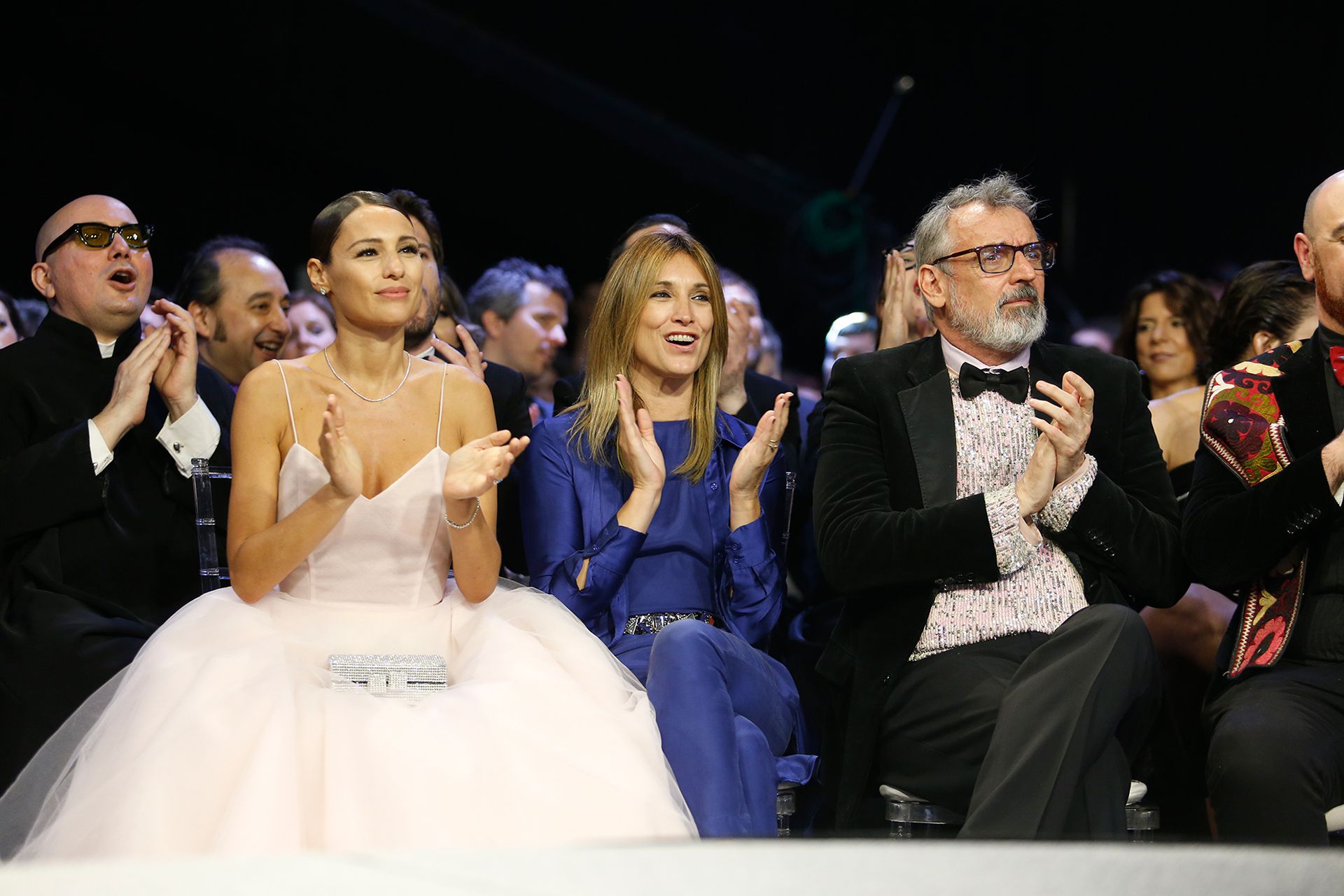 Las celebridades aplaudieron desde sus asientos a los ganadores de cada terna (Nicolás Aboaf)