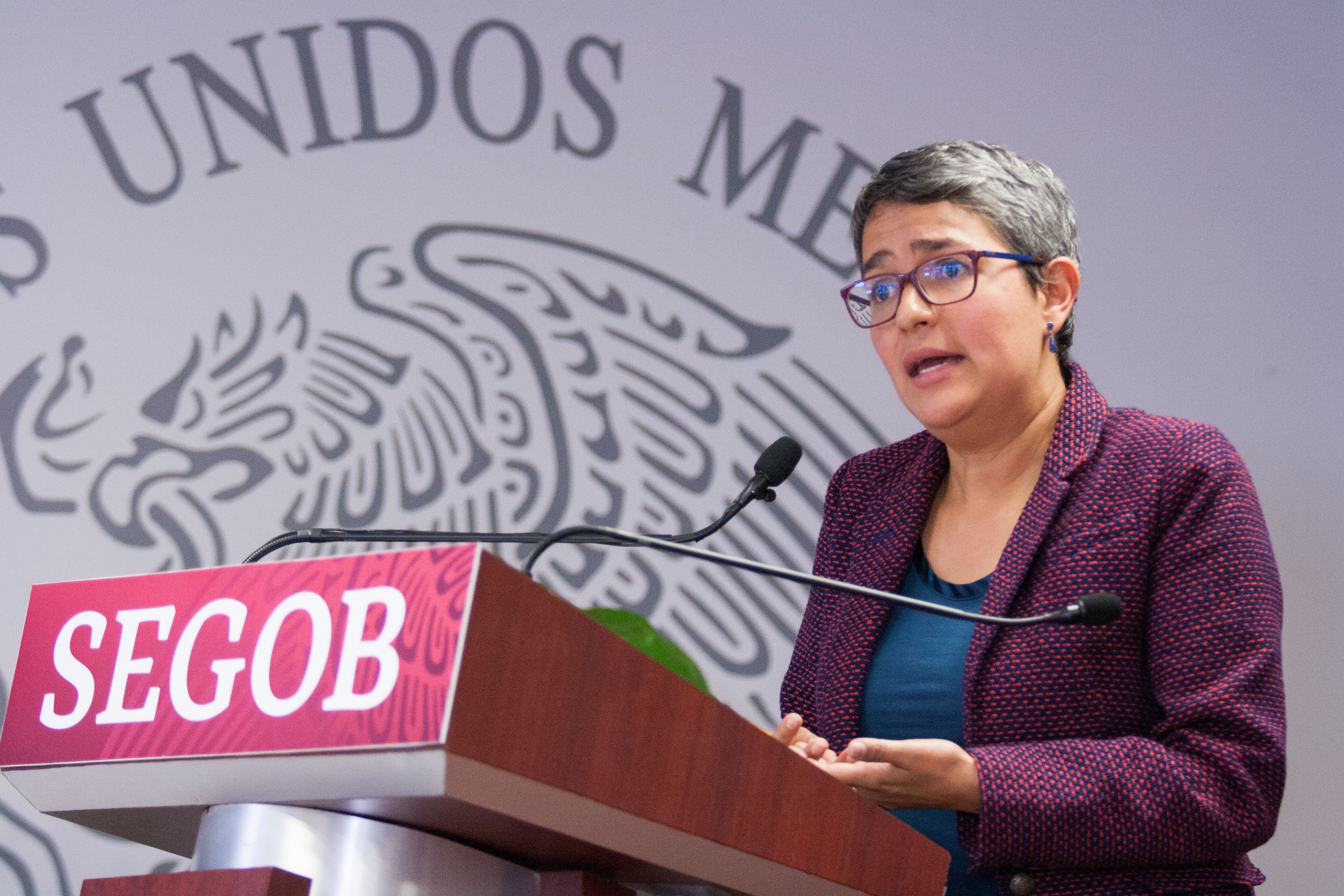 Karla Quintana Osuna, comisionada nacional de Búsqueda de Personas FOTO: GALO CAÑAS /CUARTOSCURO