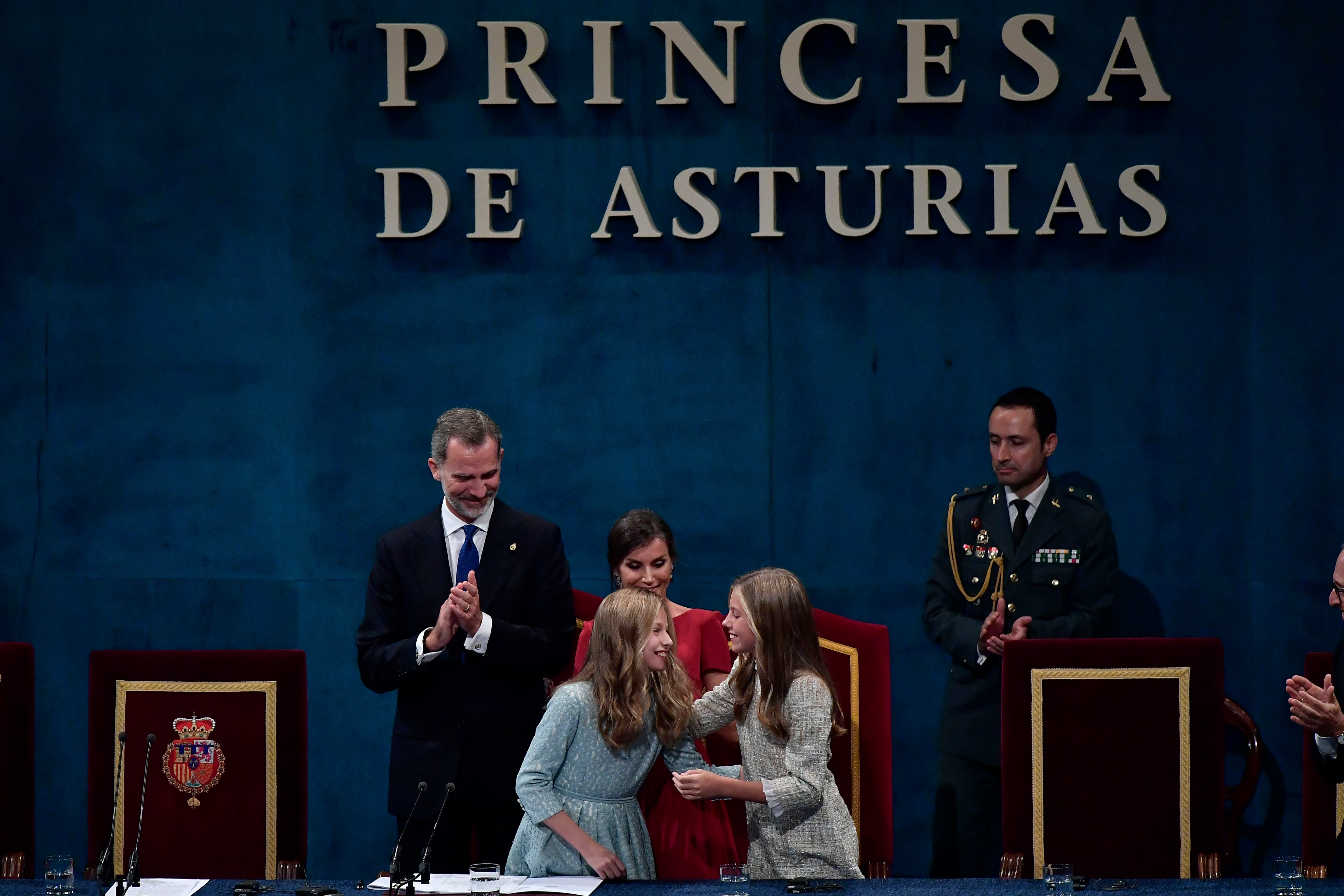 La princesa Leonor en la ceremonia del premio Princesa de Asturias (Foto: AP /Alvaro Barrientos)