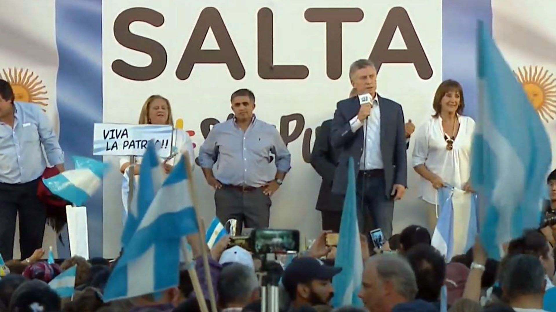 Macri estuvo ayer en Salta en el marco de la campaña "Sí, se puede"