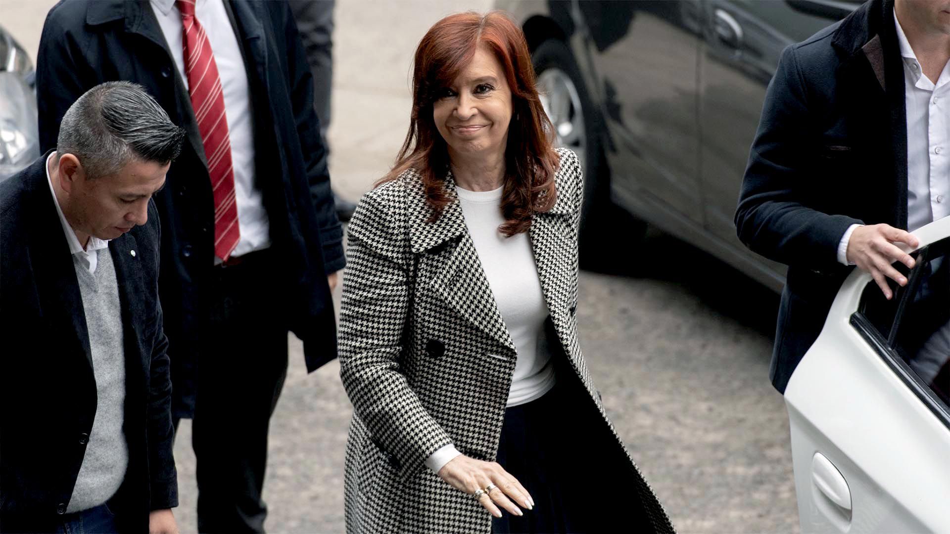 Cristina Kirchner en Comodoro Py (Adrián Escandar)